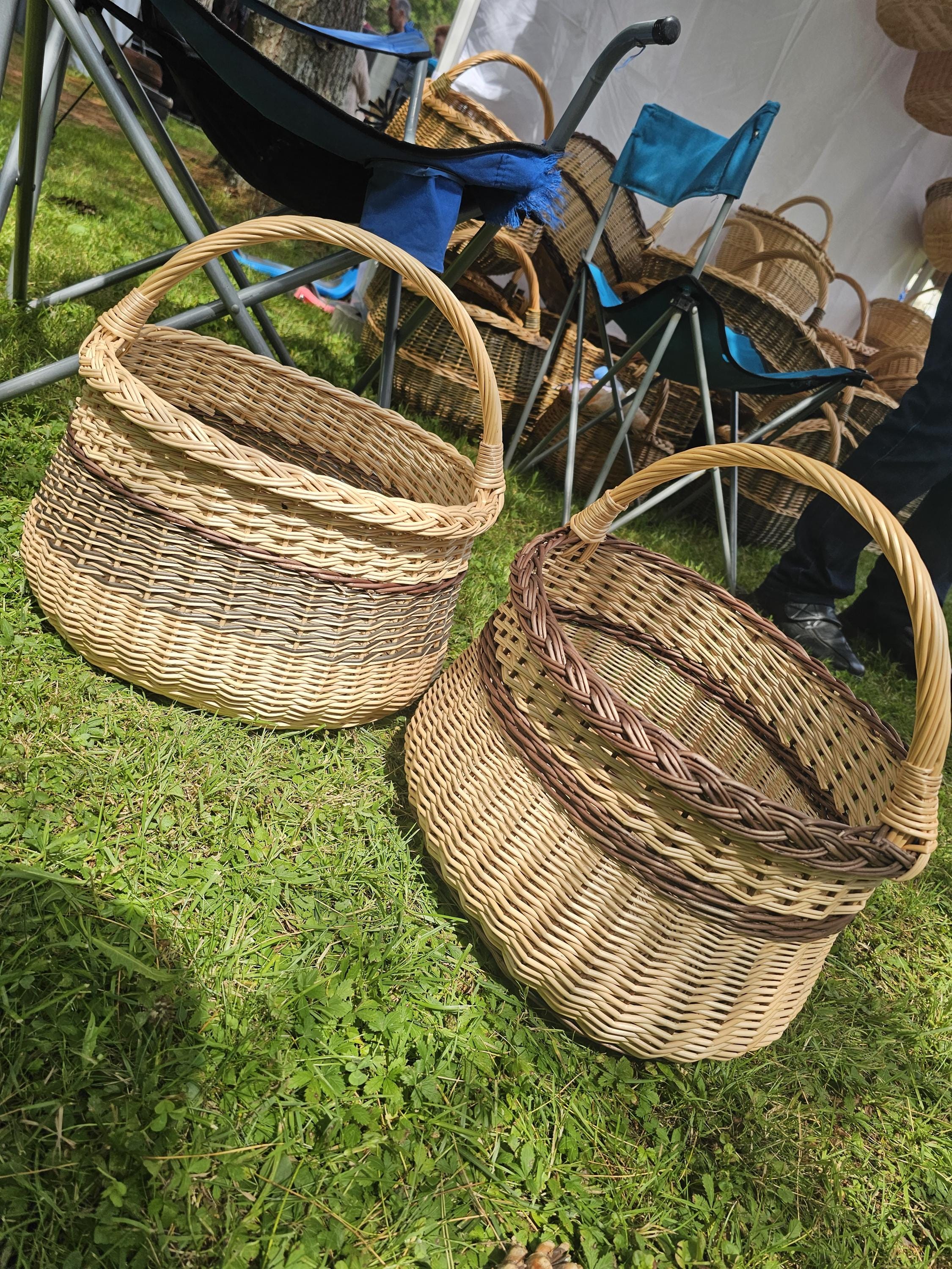 Handwoven Wicker Basket