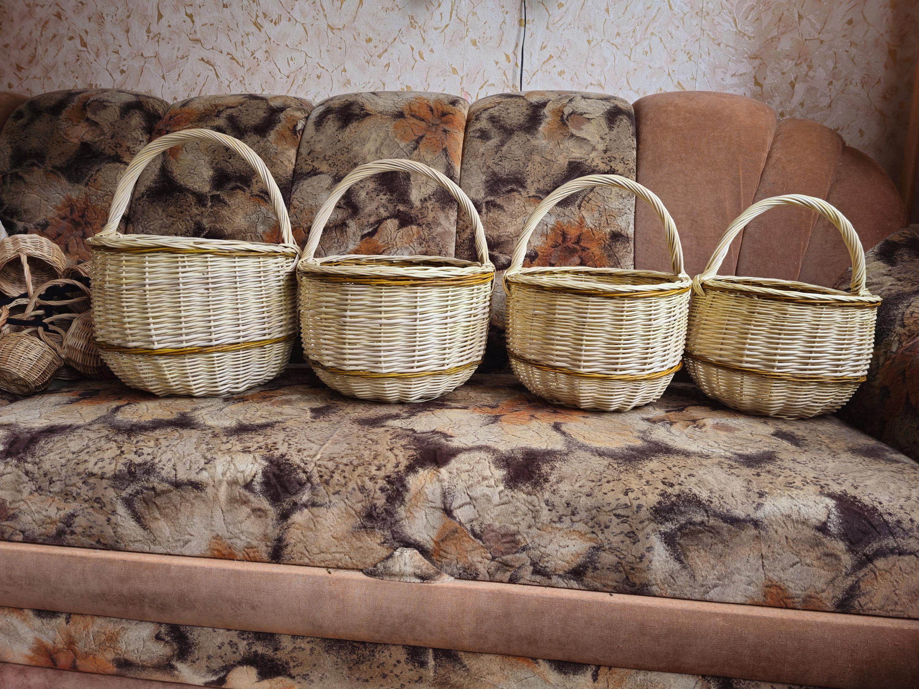 Handwoven Wicker Basket