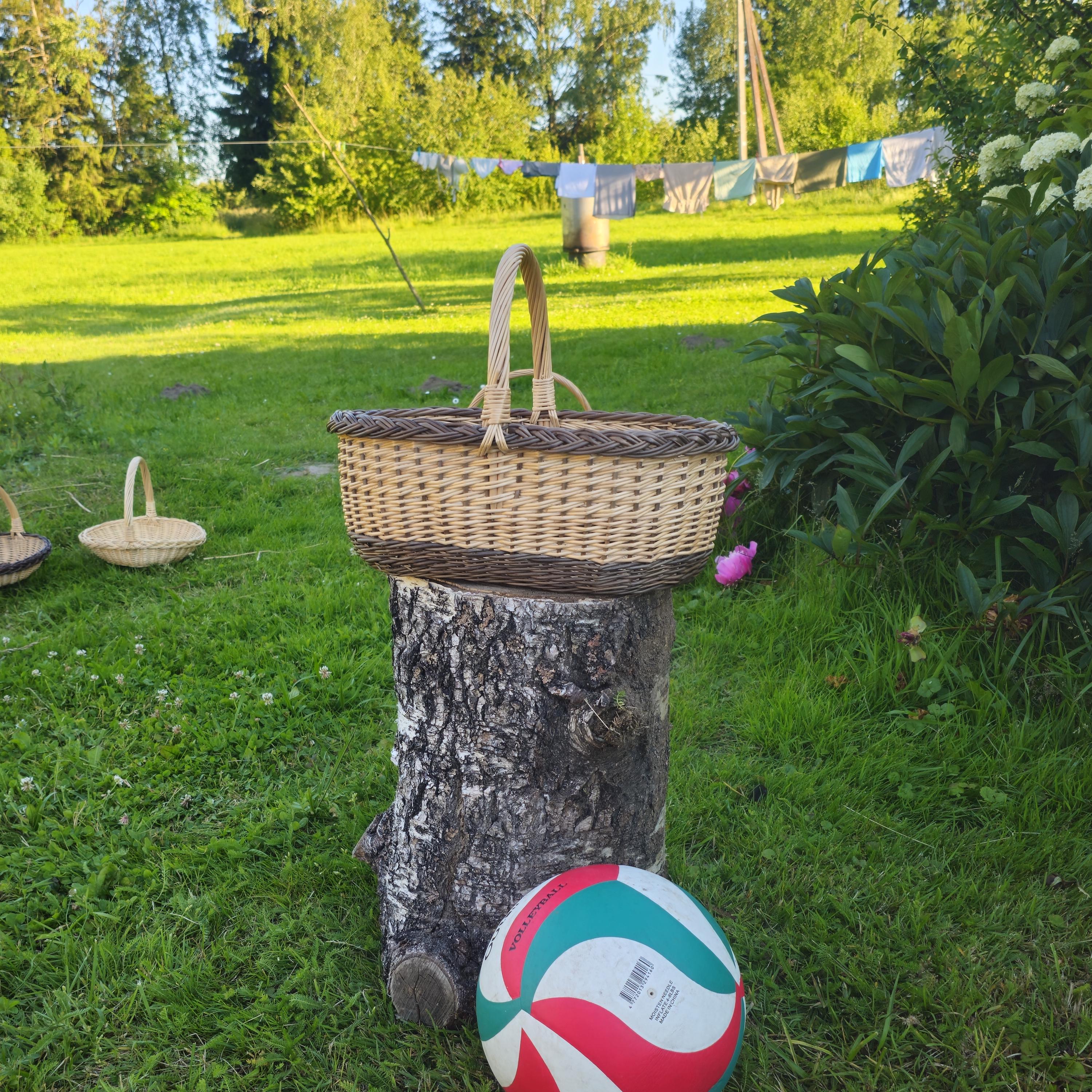 Handwoven Willow Basket