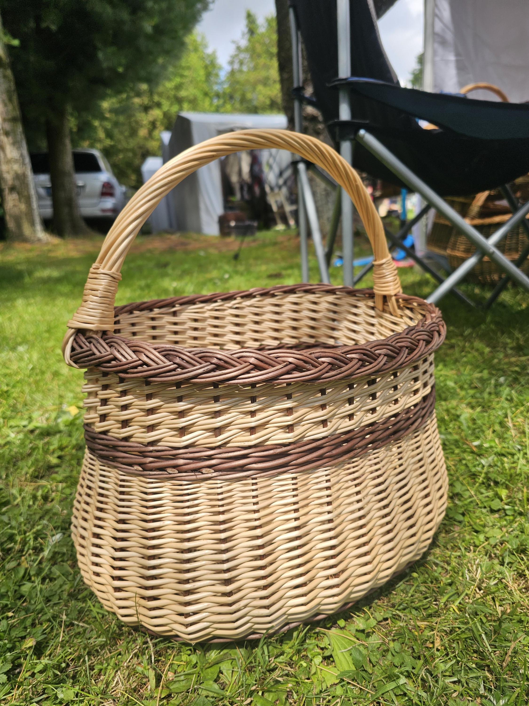 Handwoven Wicker Basket