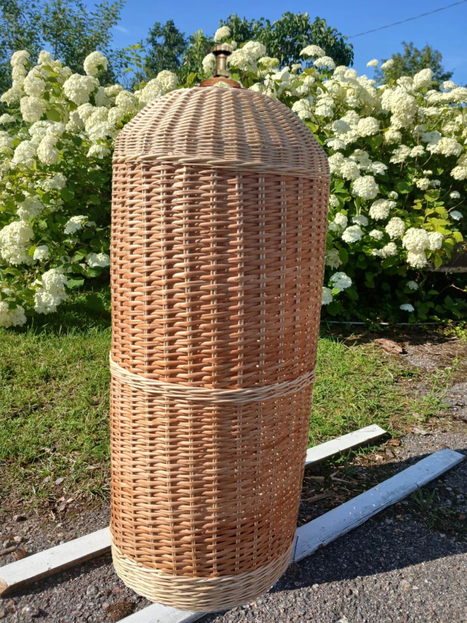 Wicker Gas Cylinder Cover