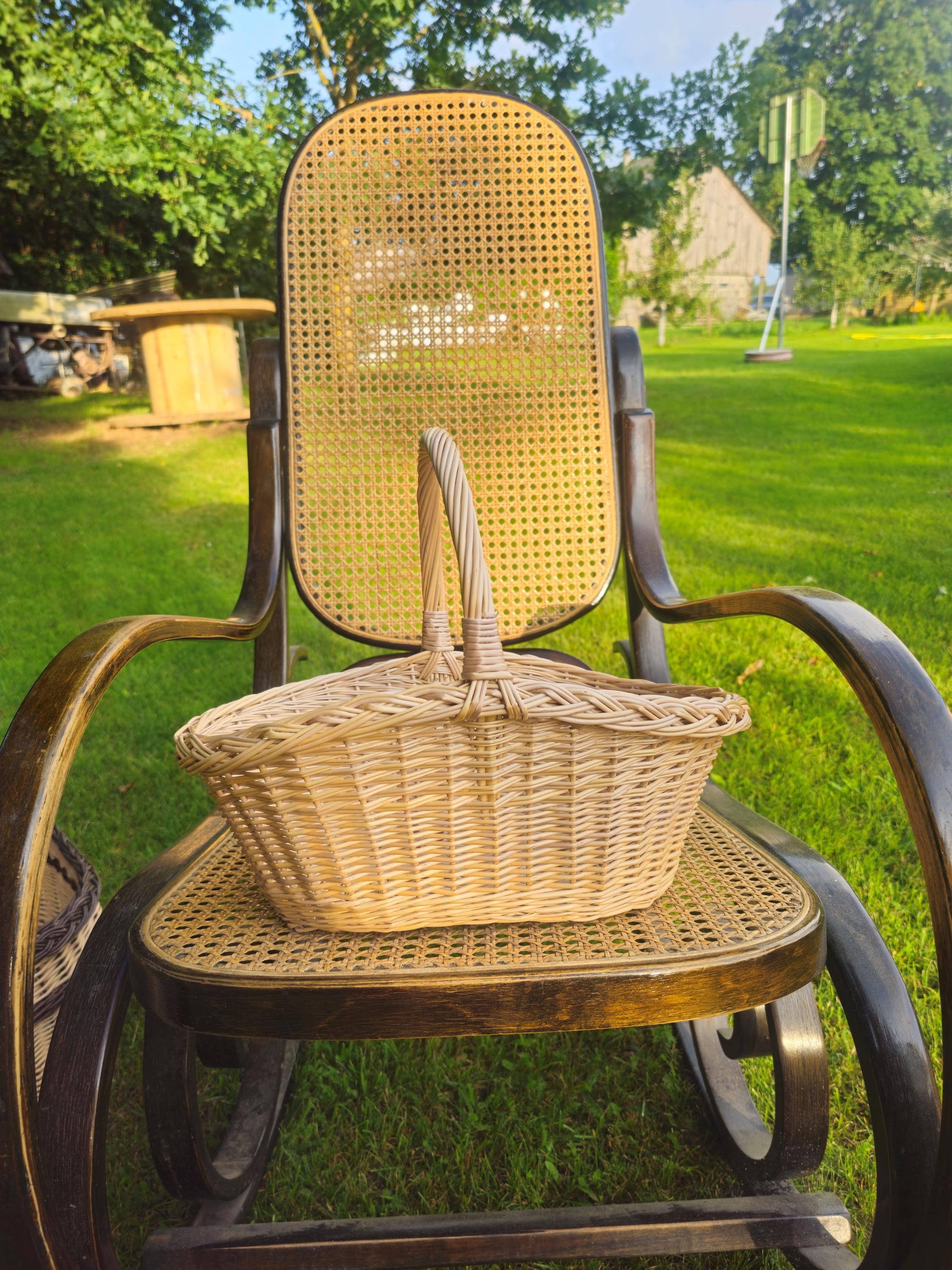 Handwoven Wicker Basket