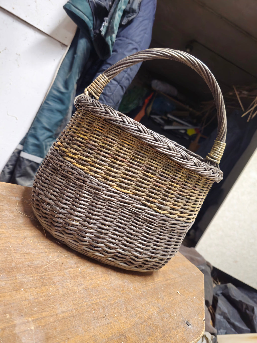 Rustic Wicker Storage