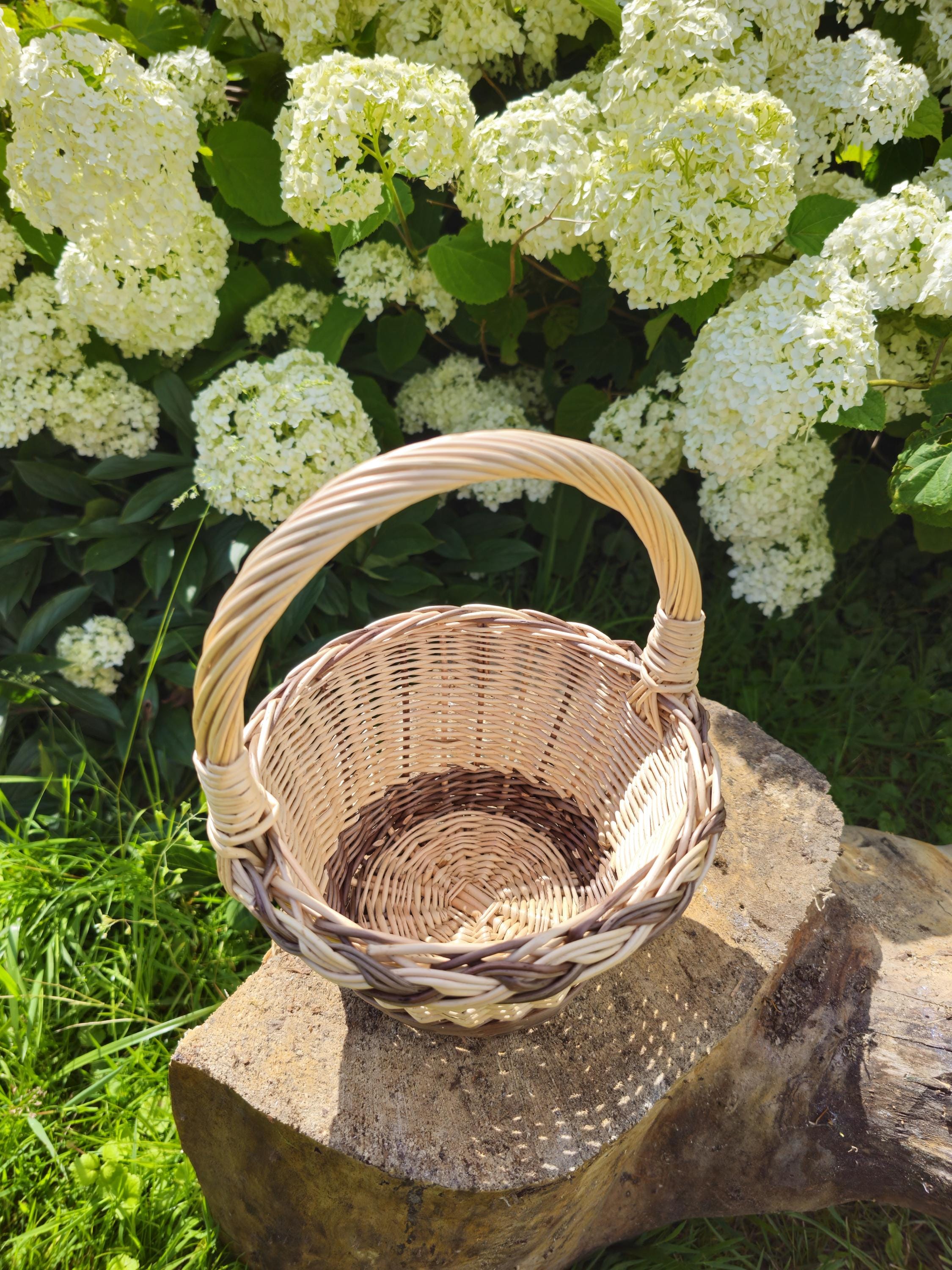 Rustic Mini Decorative Wicker Basket