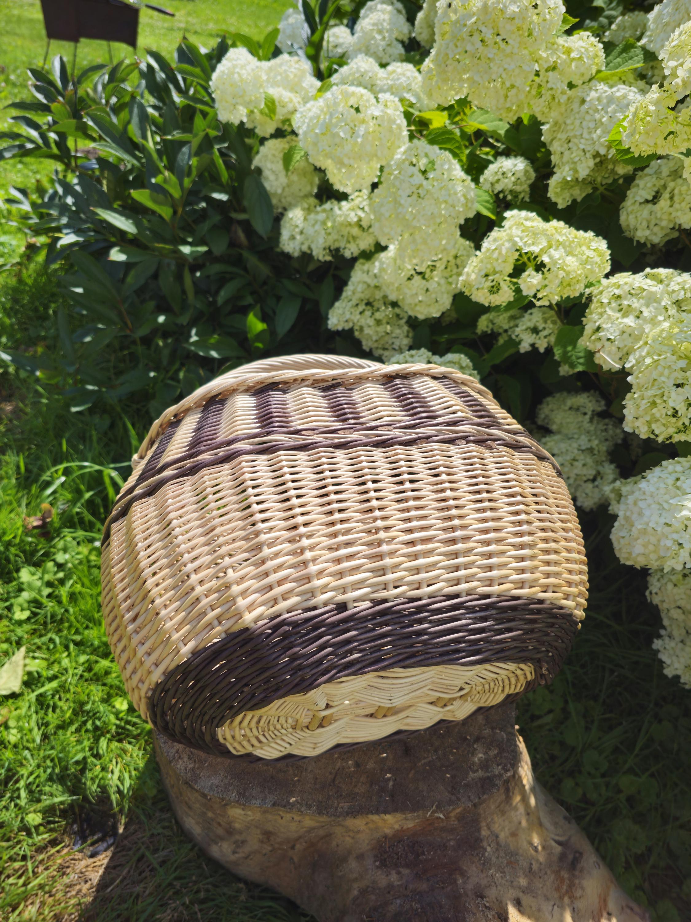 Rustic Decorative Wicker Basket