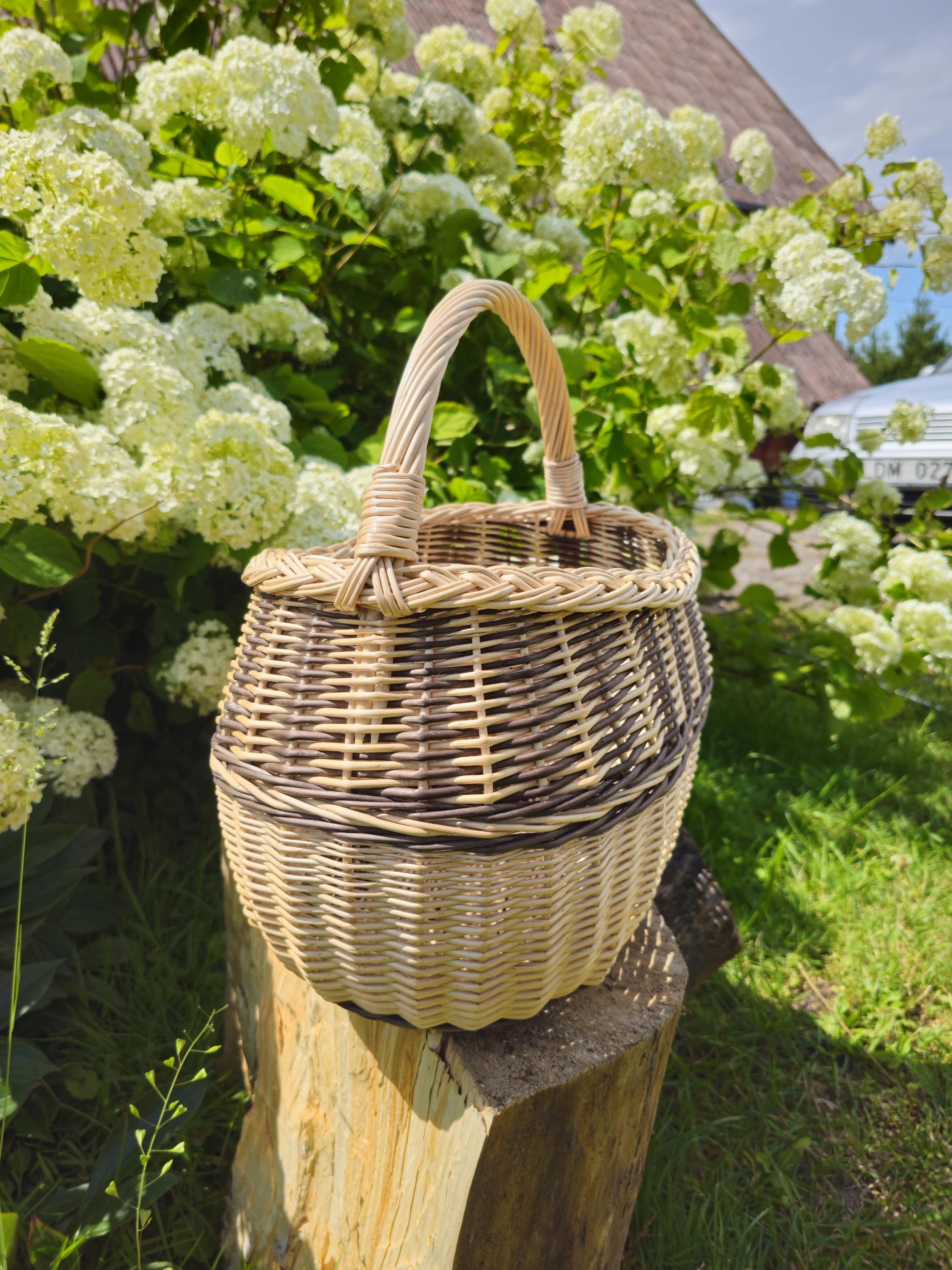 Rustic Decorative Wicker Basket