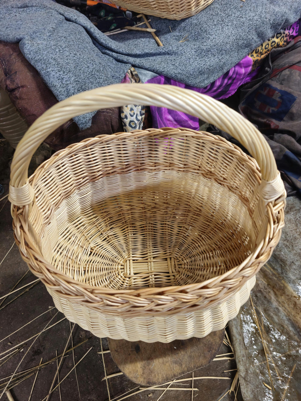 Handwoven Wicker Basket