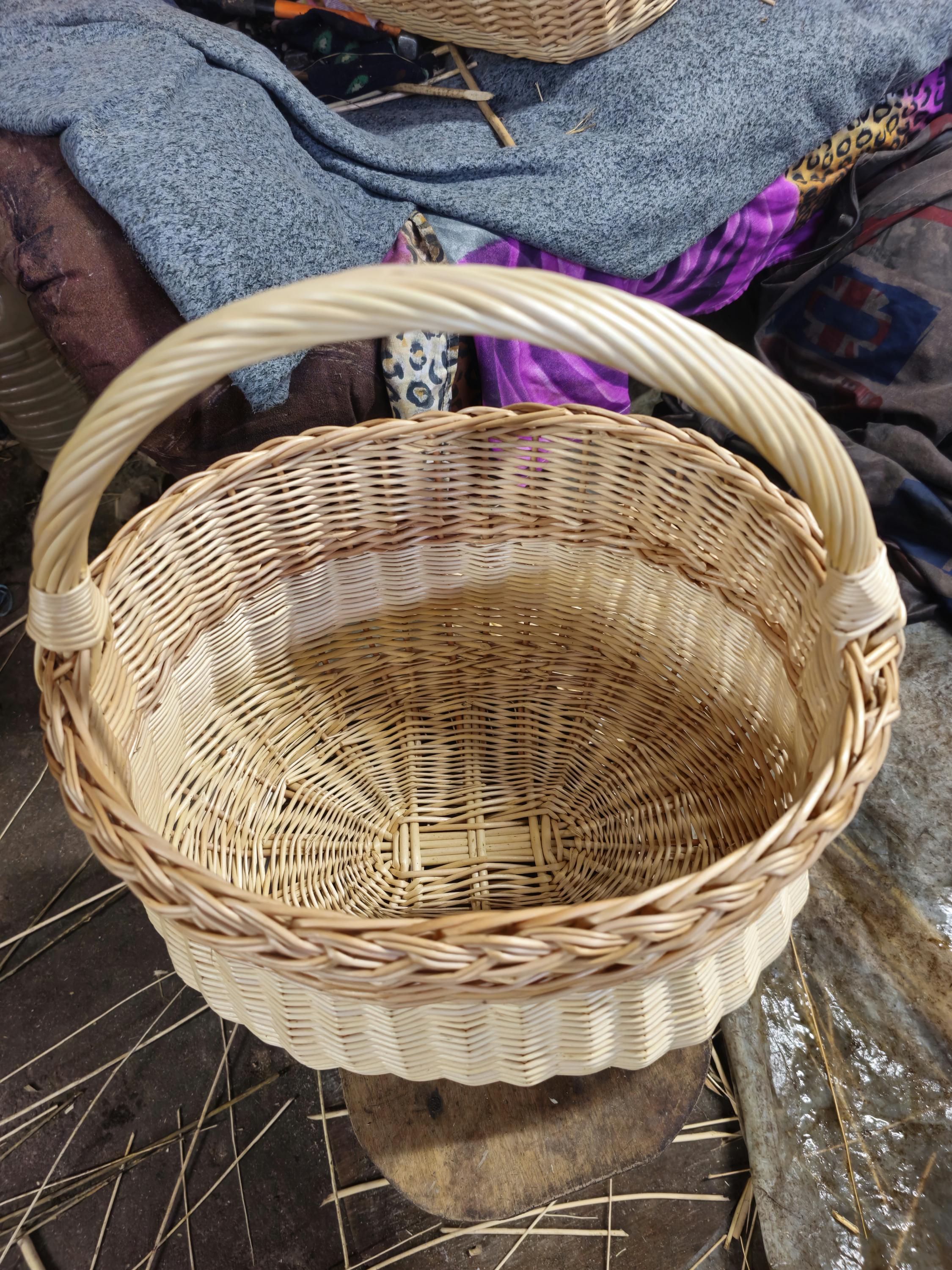Handwoven Wicker Basket