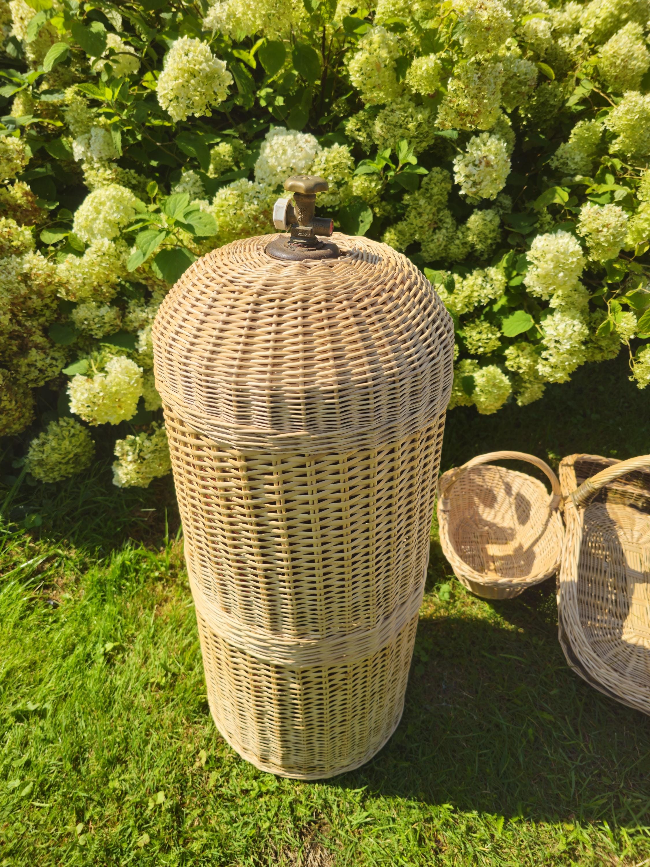 Wicker Gas Cylinder Cover