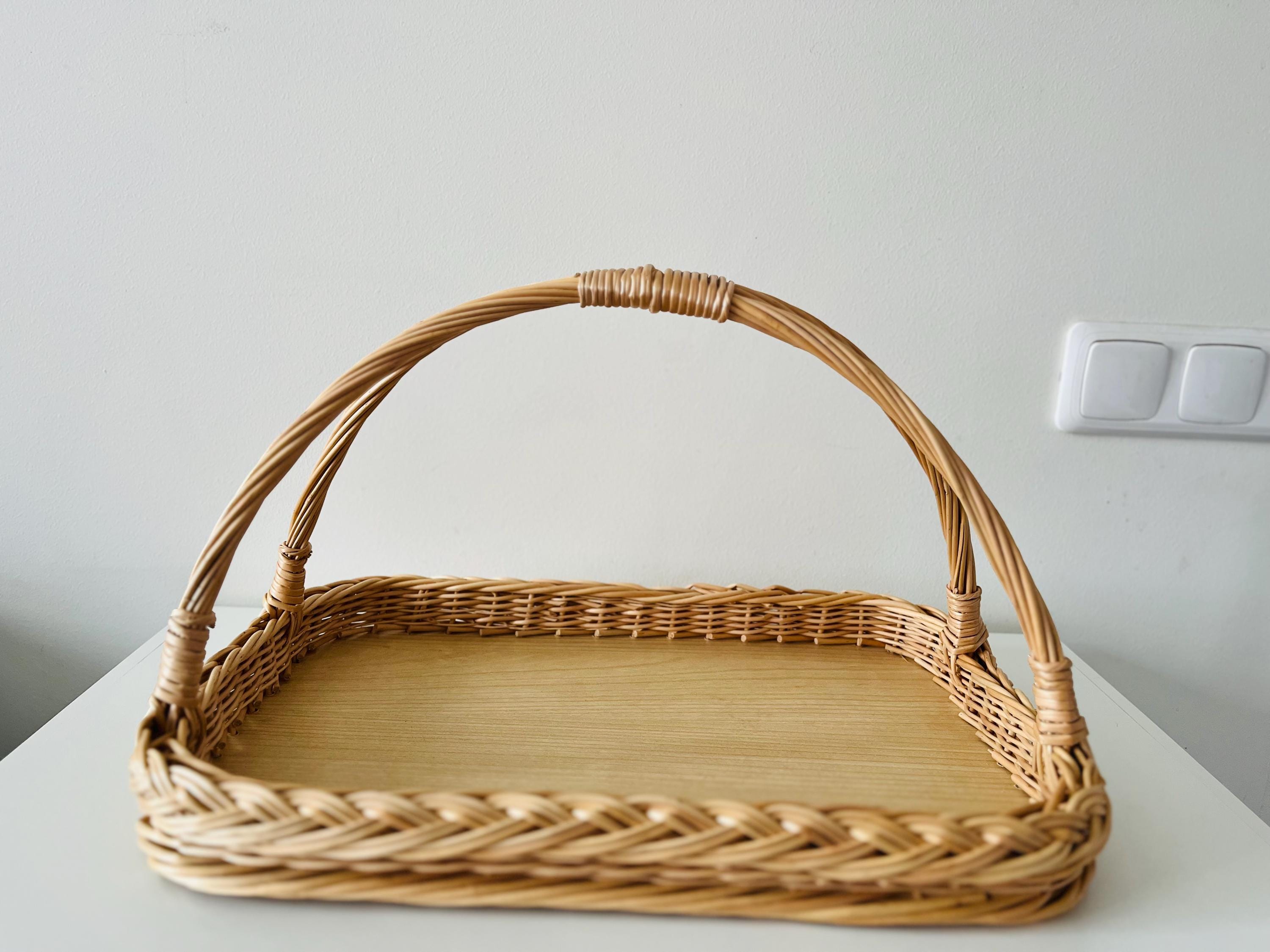 Handwoven Wicker Tray