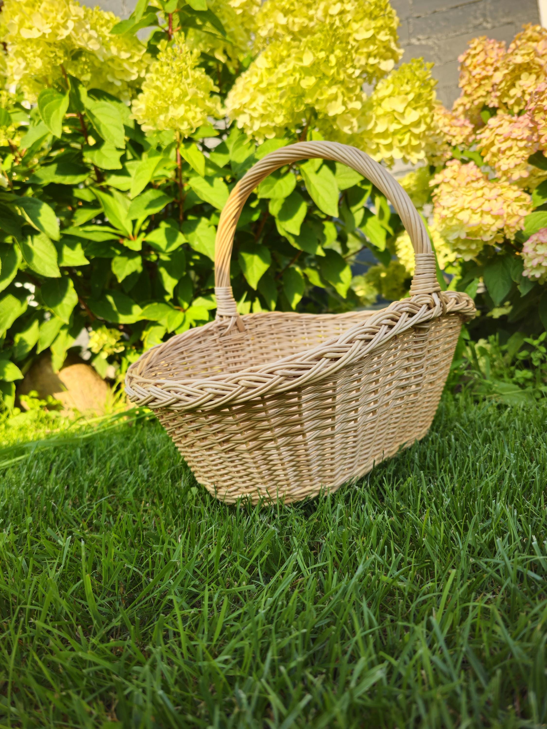 Handwoven Wicker Basket