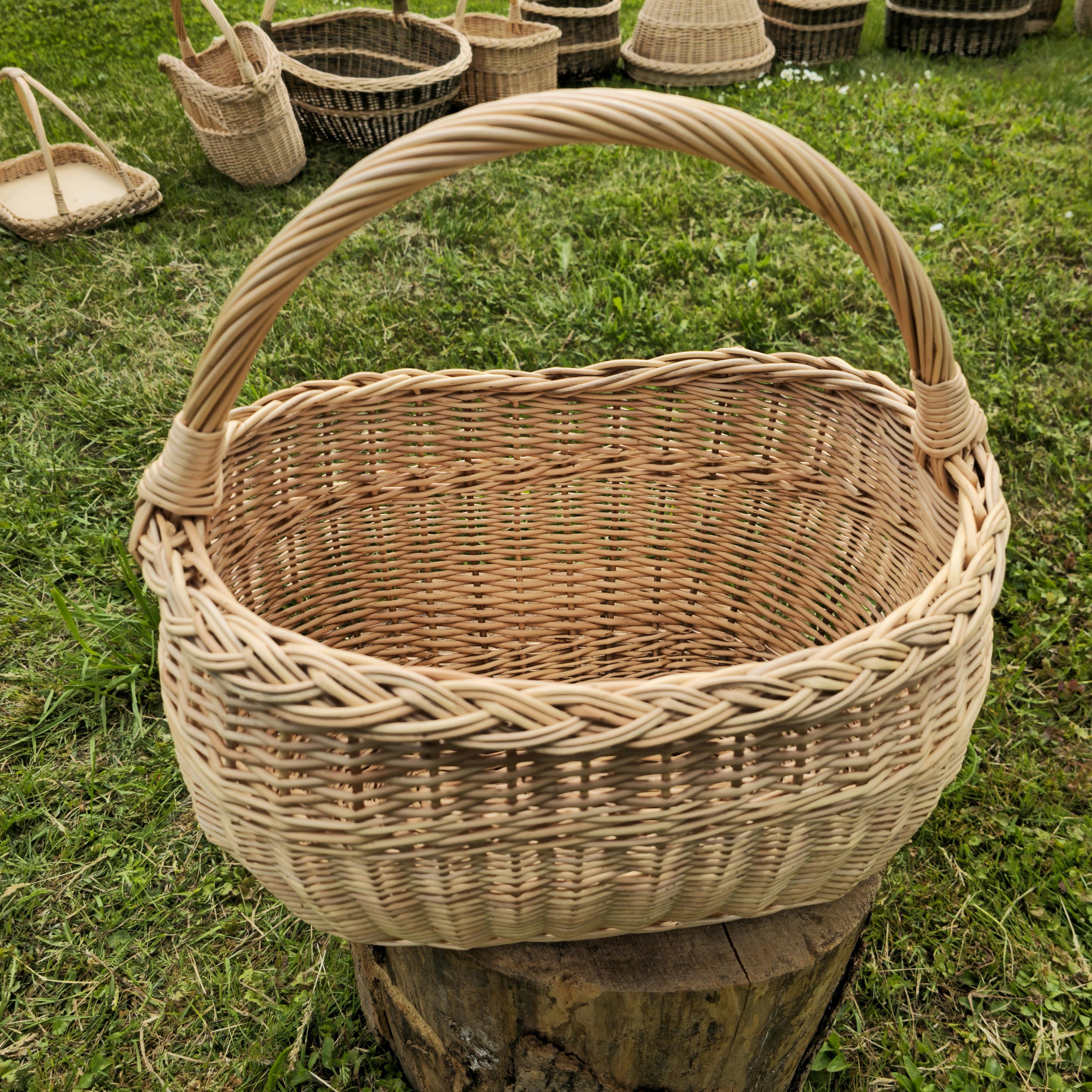 Handwoven Willow Basket