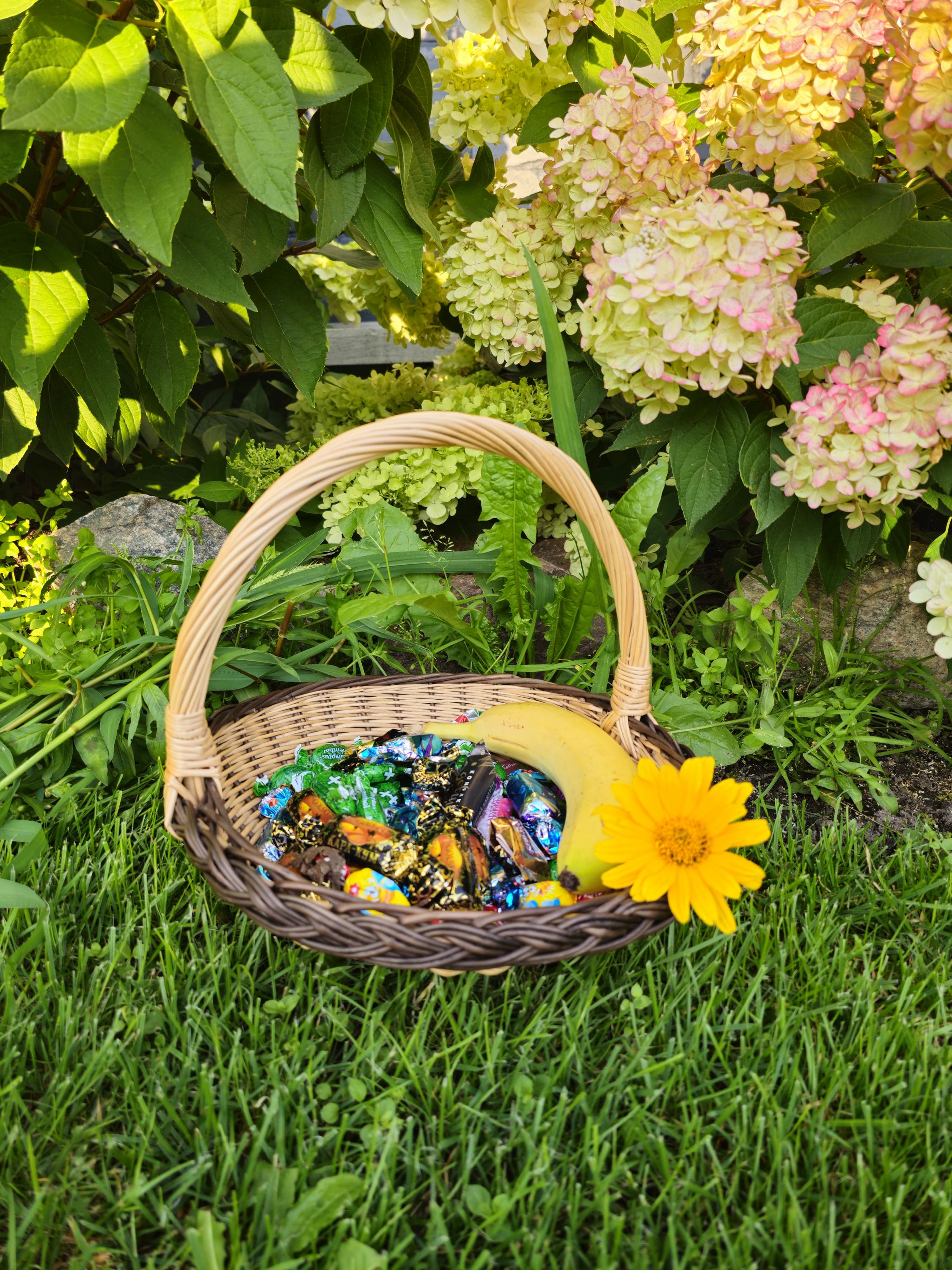Handwoven Willow Flower Girl Basket