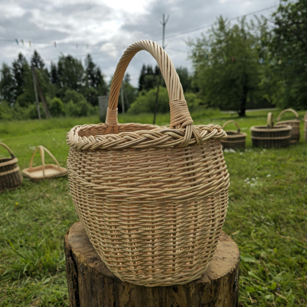Handwoven Willow Basket