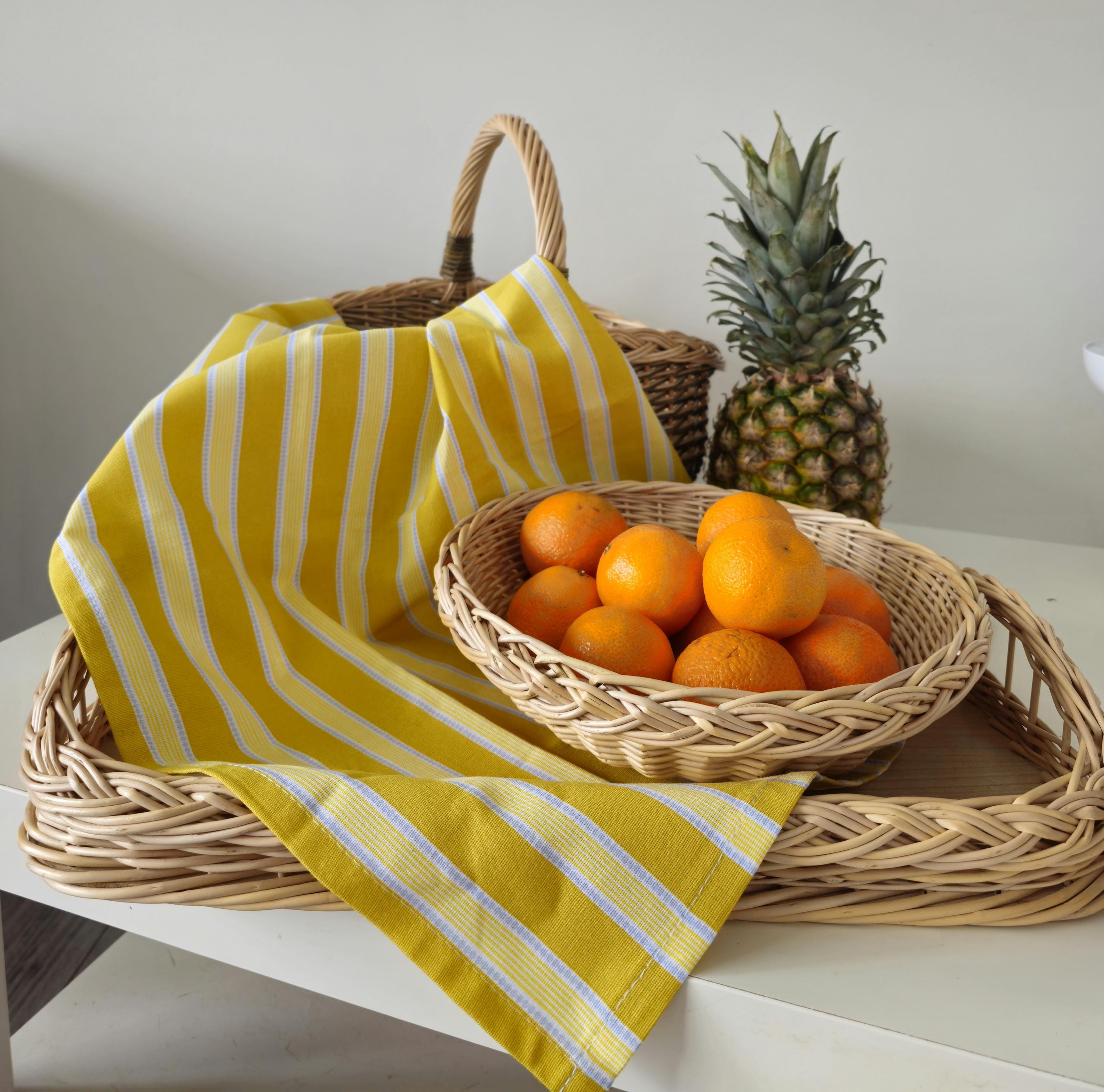 Large Handwoven Wicker Tray
