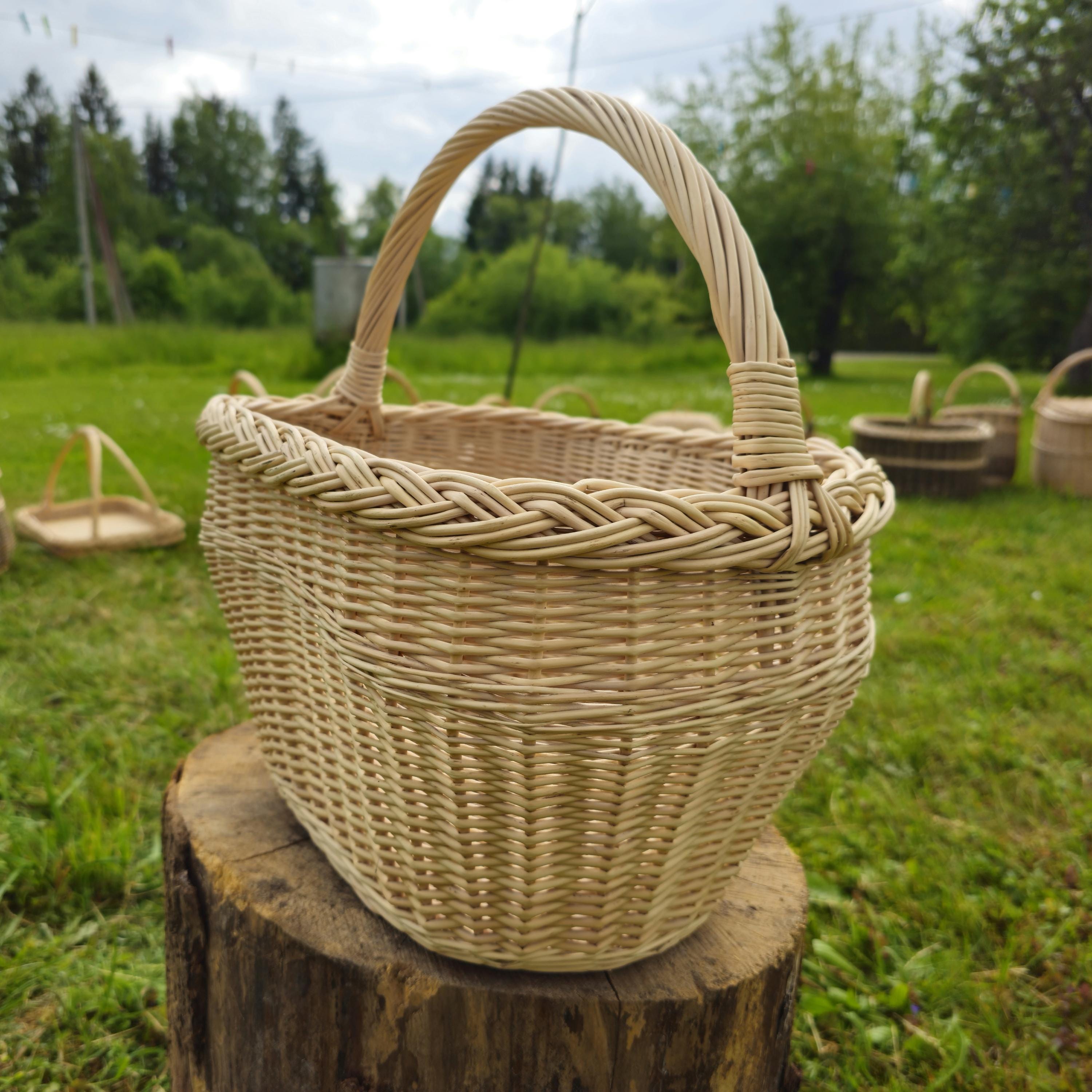 Handmade Rustic Foraging Tote