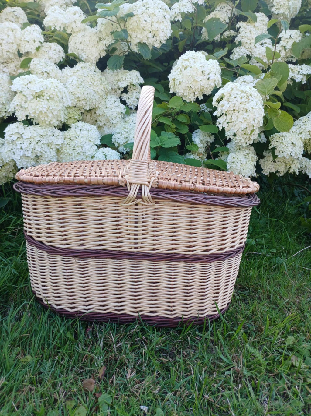 Handmade Wicker Picnic Basket