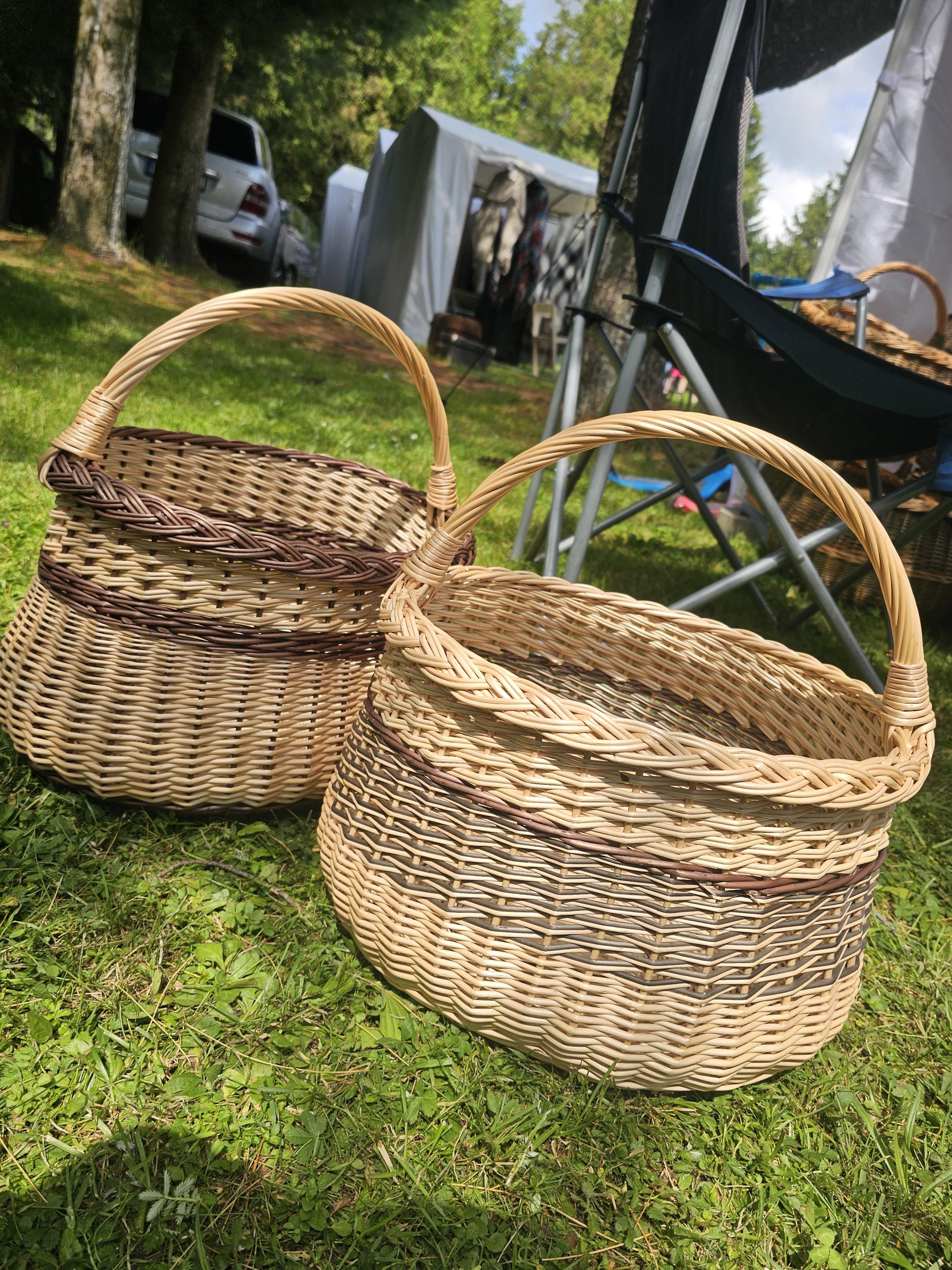 Handwoven Wicker Basket