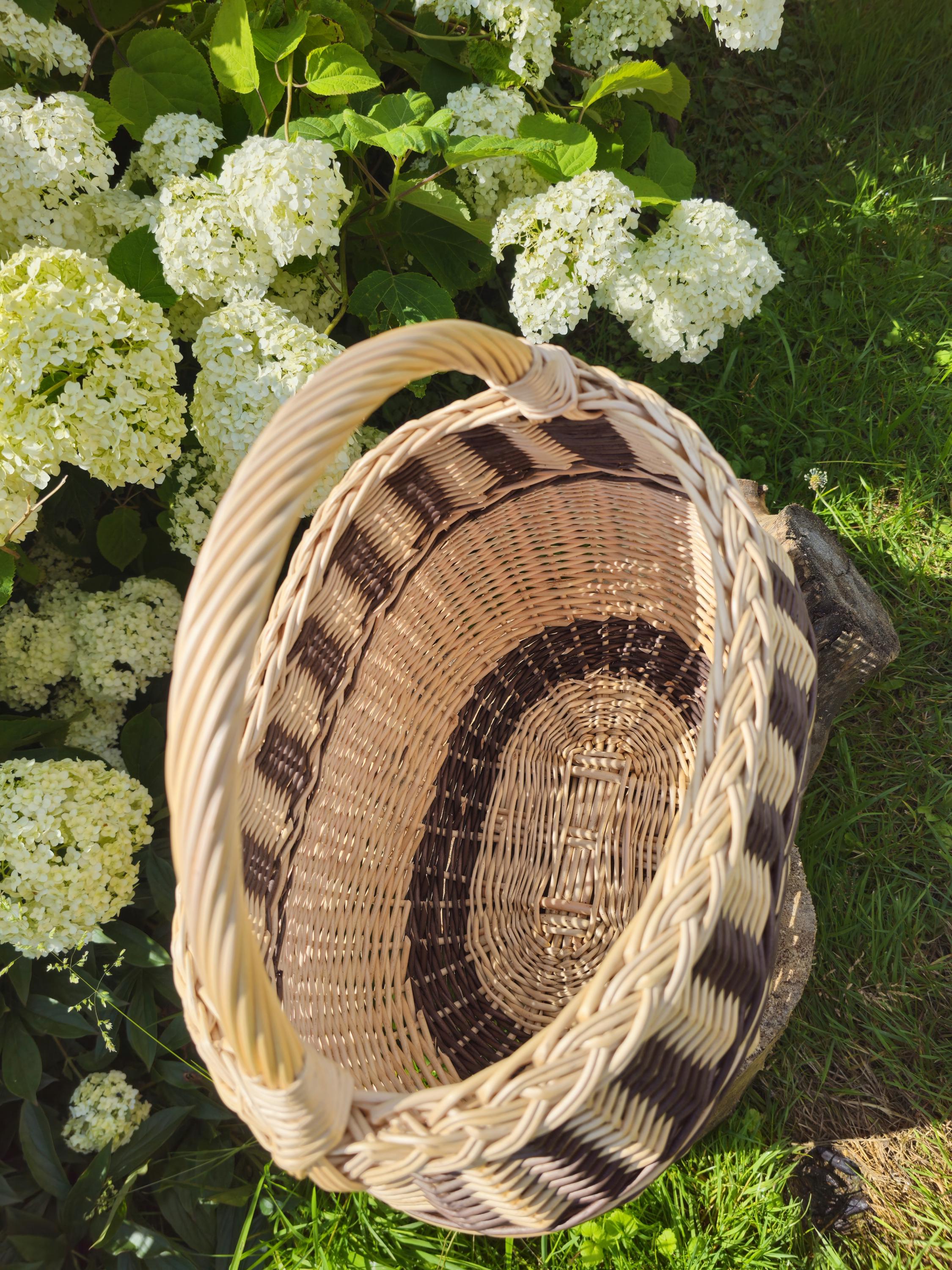 Rustic Decorative Wicker Basket