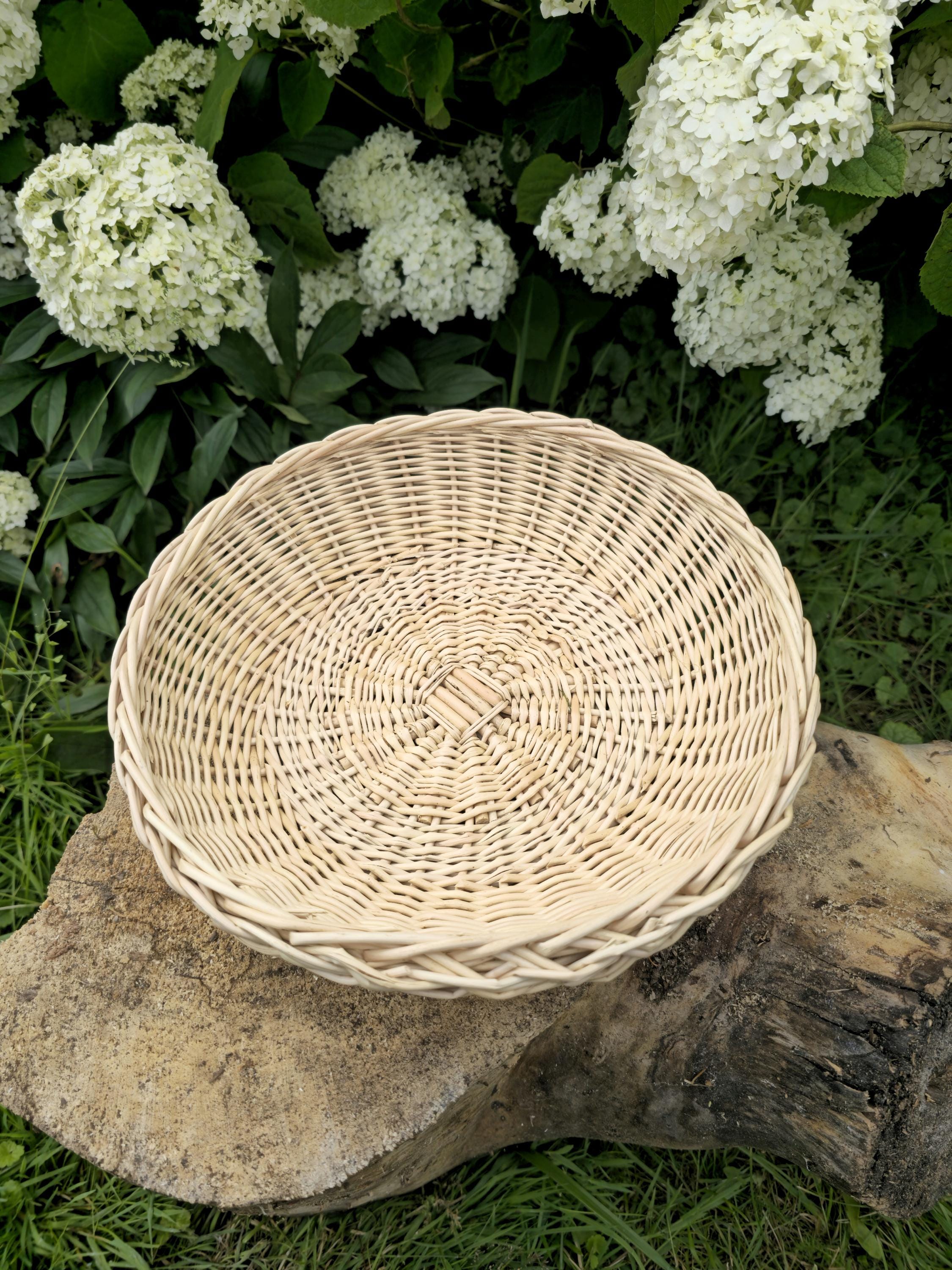 Rustic Wicker Plate