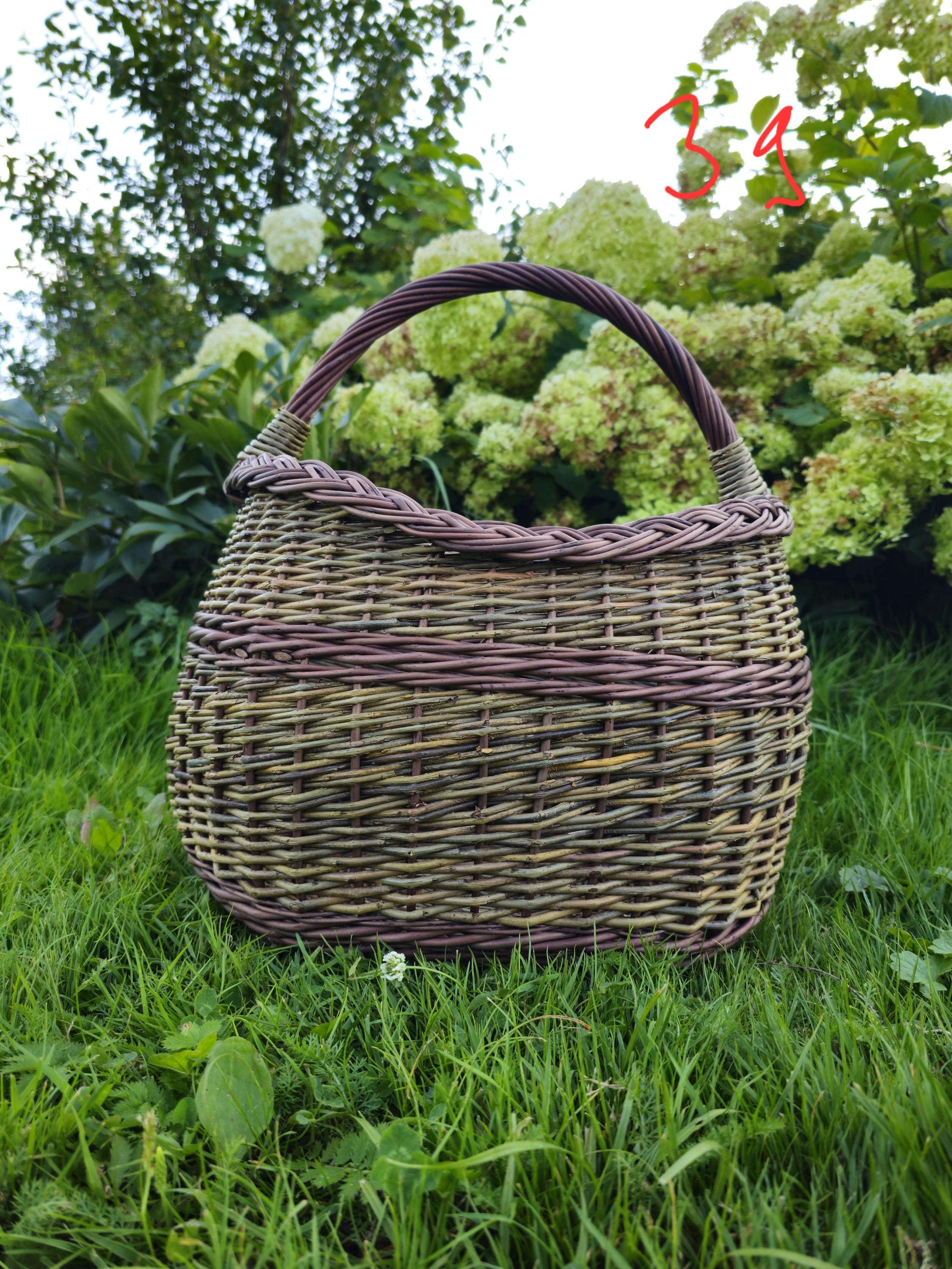 Rustic Decorative Wicker Basket