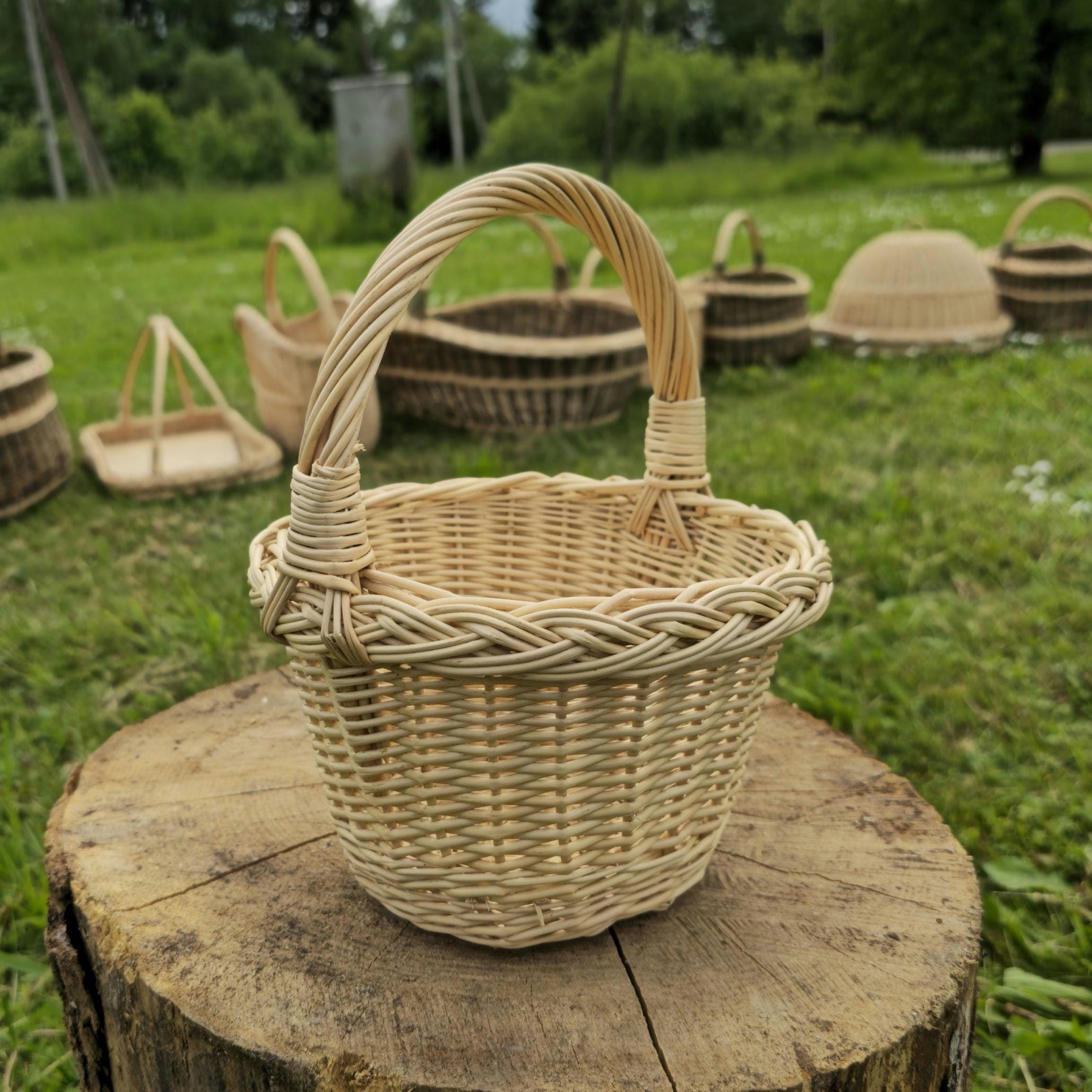 Handwoven Small Wicker Basket