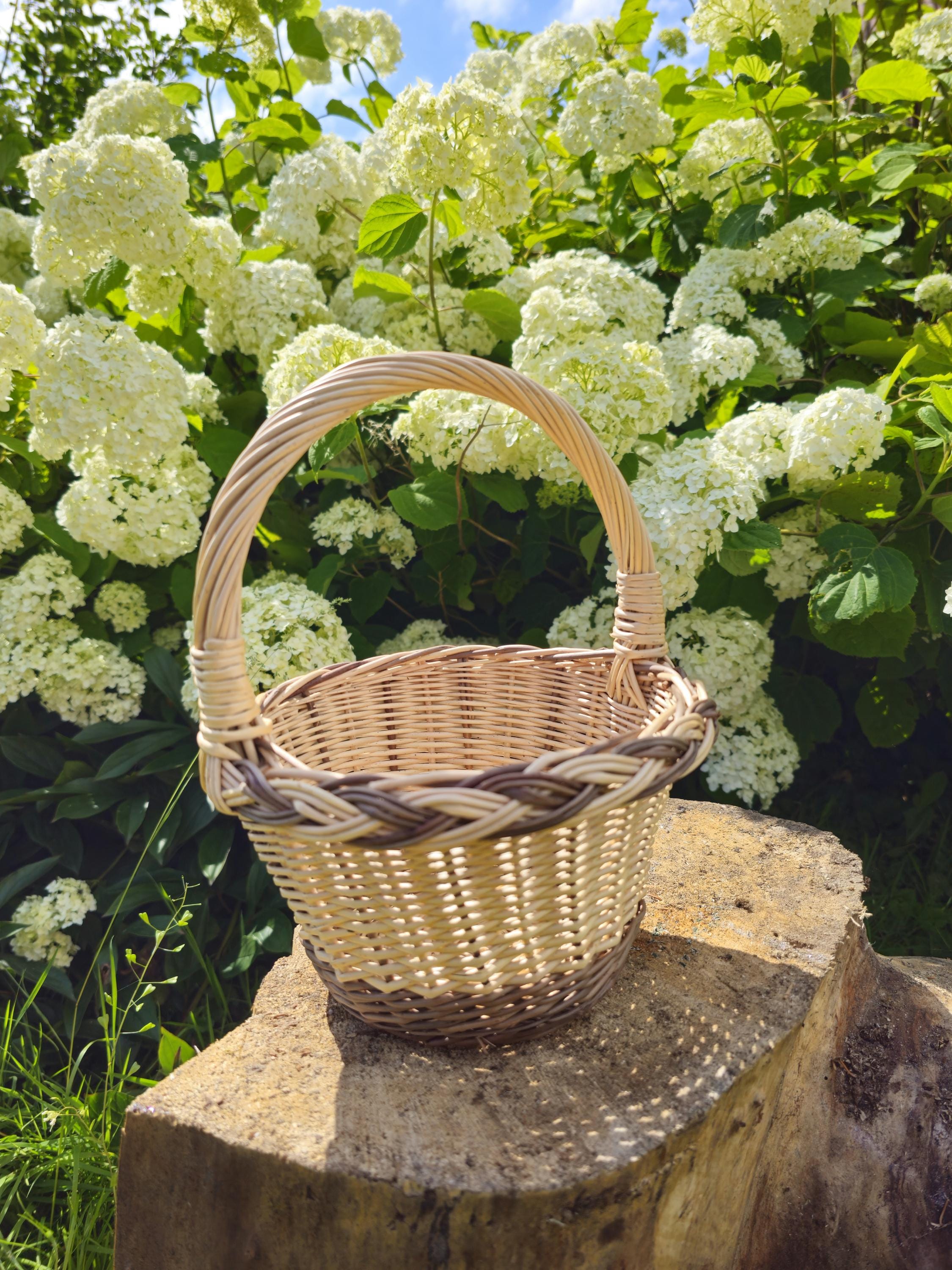 Rustic Mini Decorative Wicker Basket