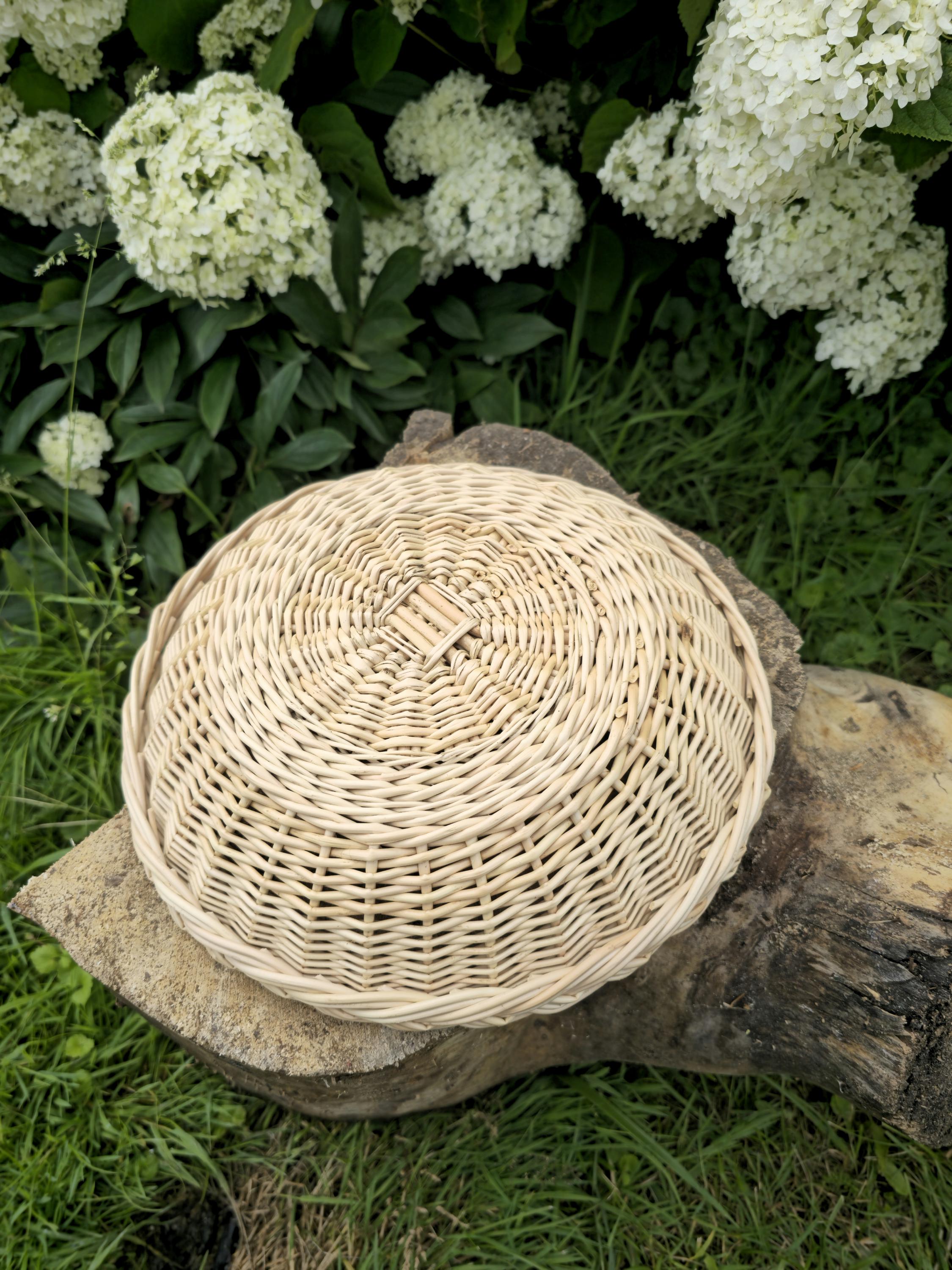 Rustic Wicker Plate