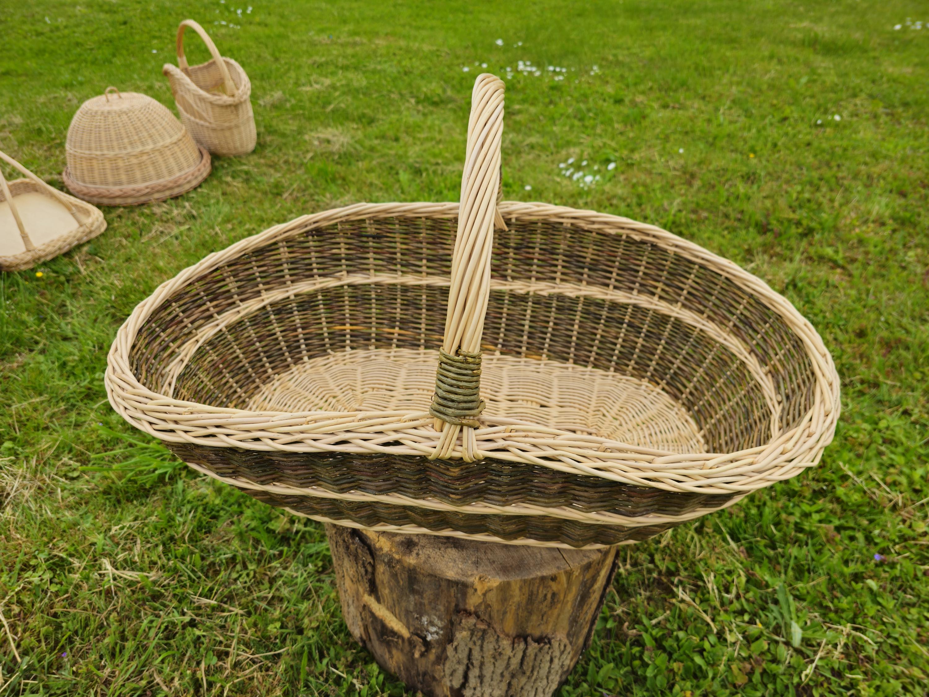 Extra Large Foraging & Rustic Trug Basket