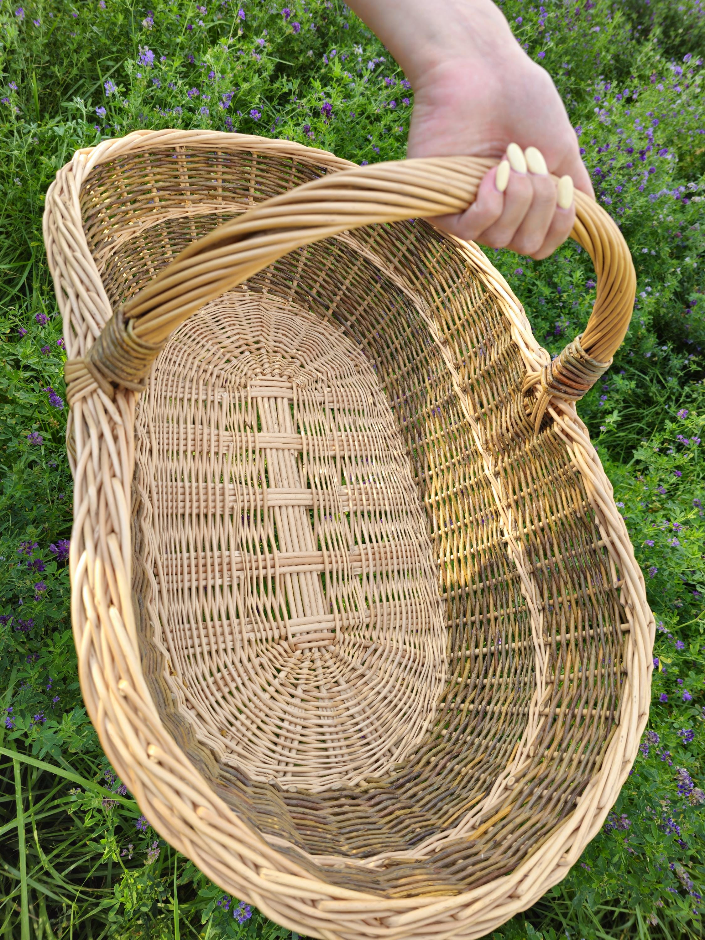 Extra Large Foraging & Rustic Trug Basket