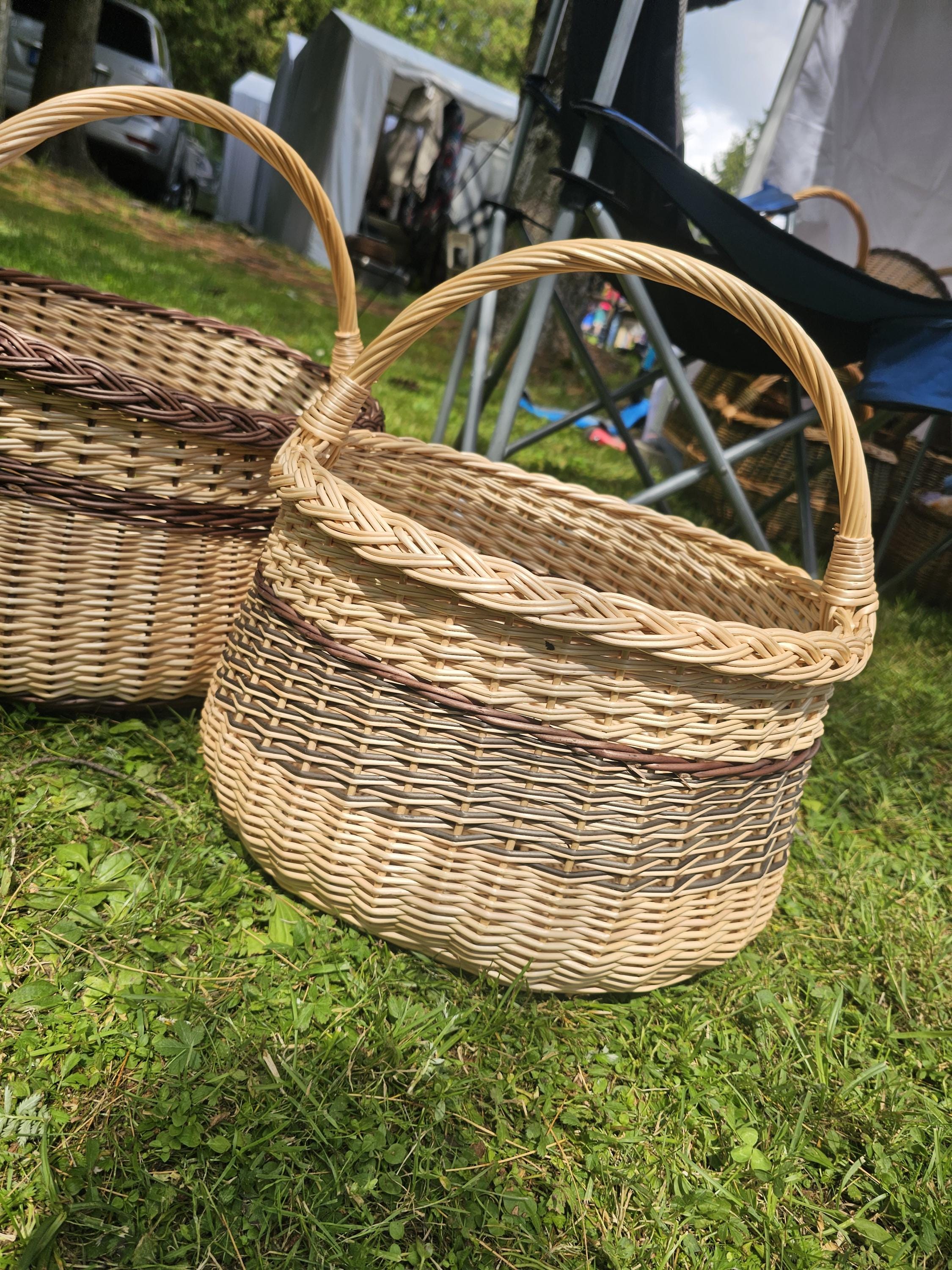 Handwoven Wicker Basket