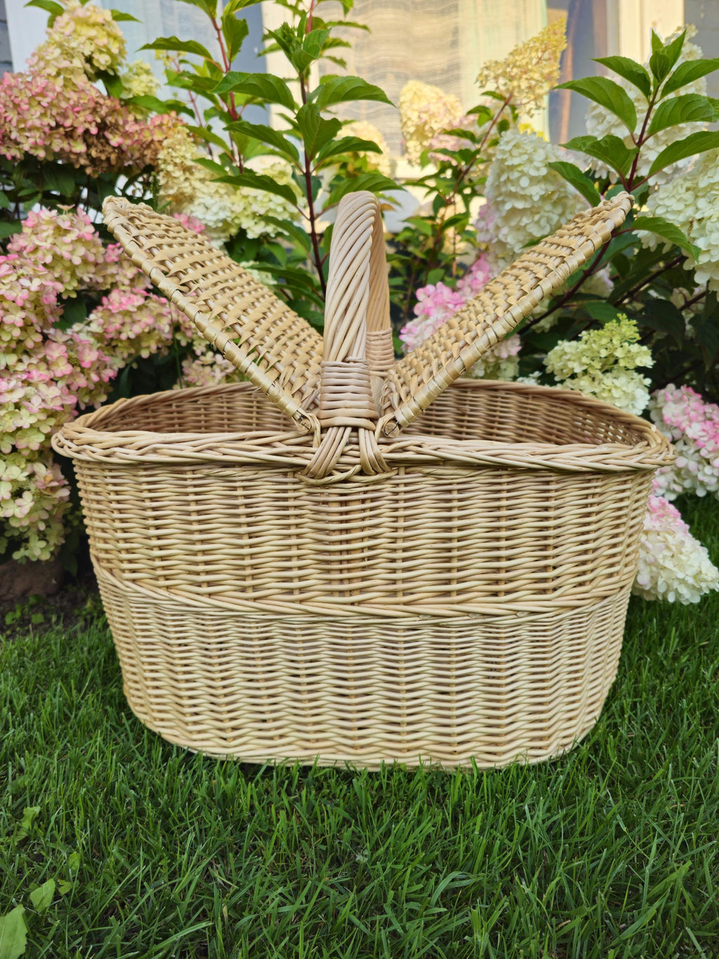 Handmade Wicker Picnic Basket