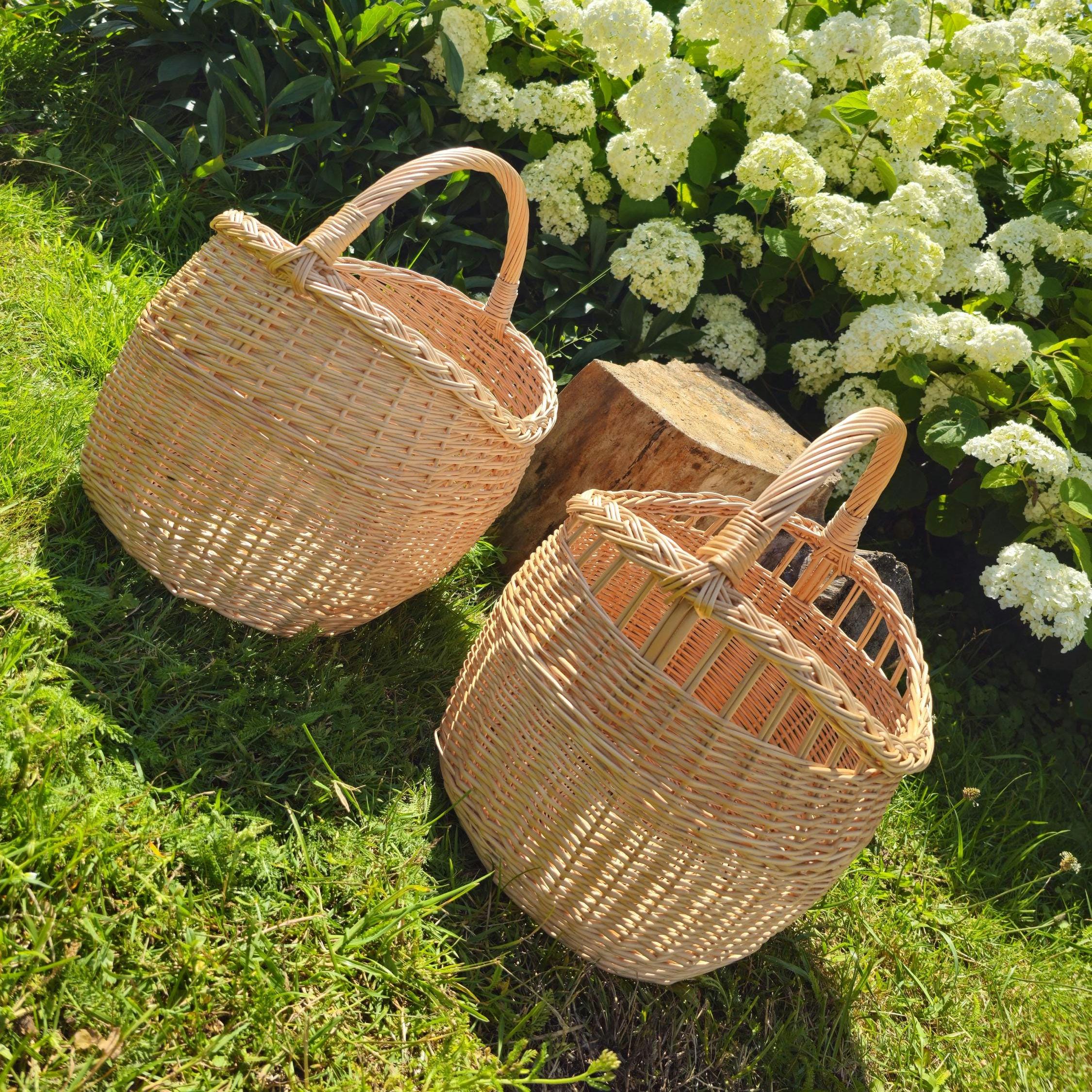Rustic Decorative Wicker Basket