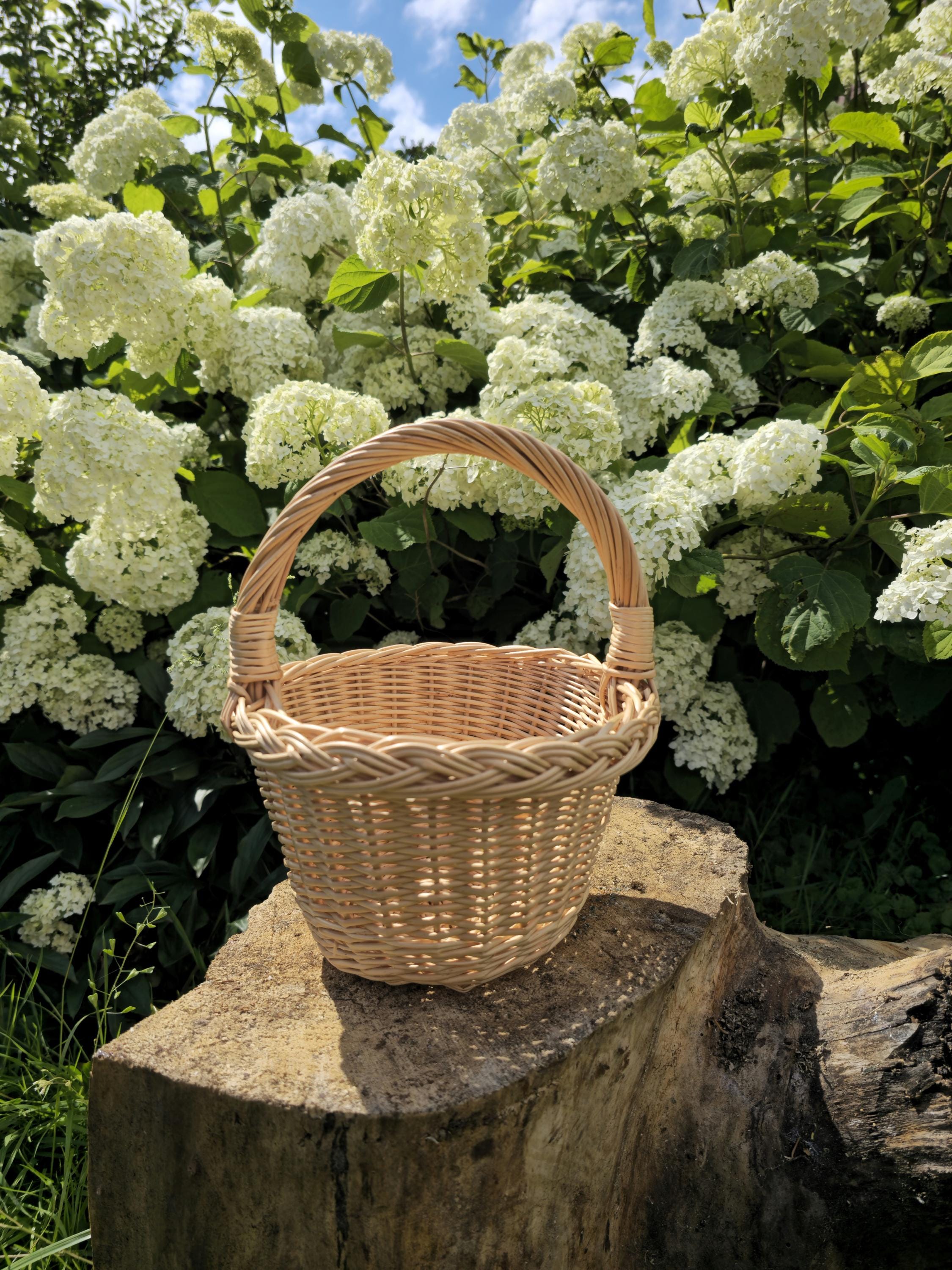 Rustic Mini Decorative Wicker Basket
