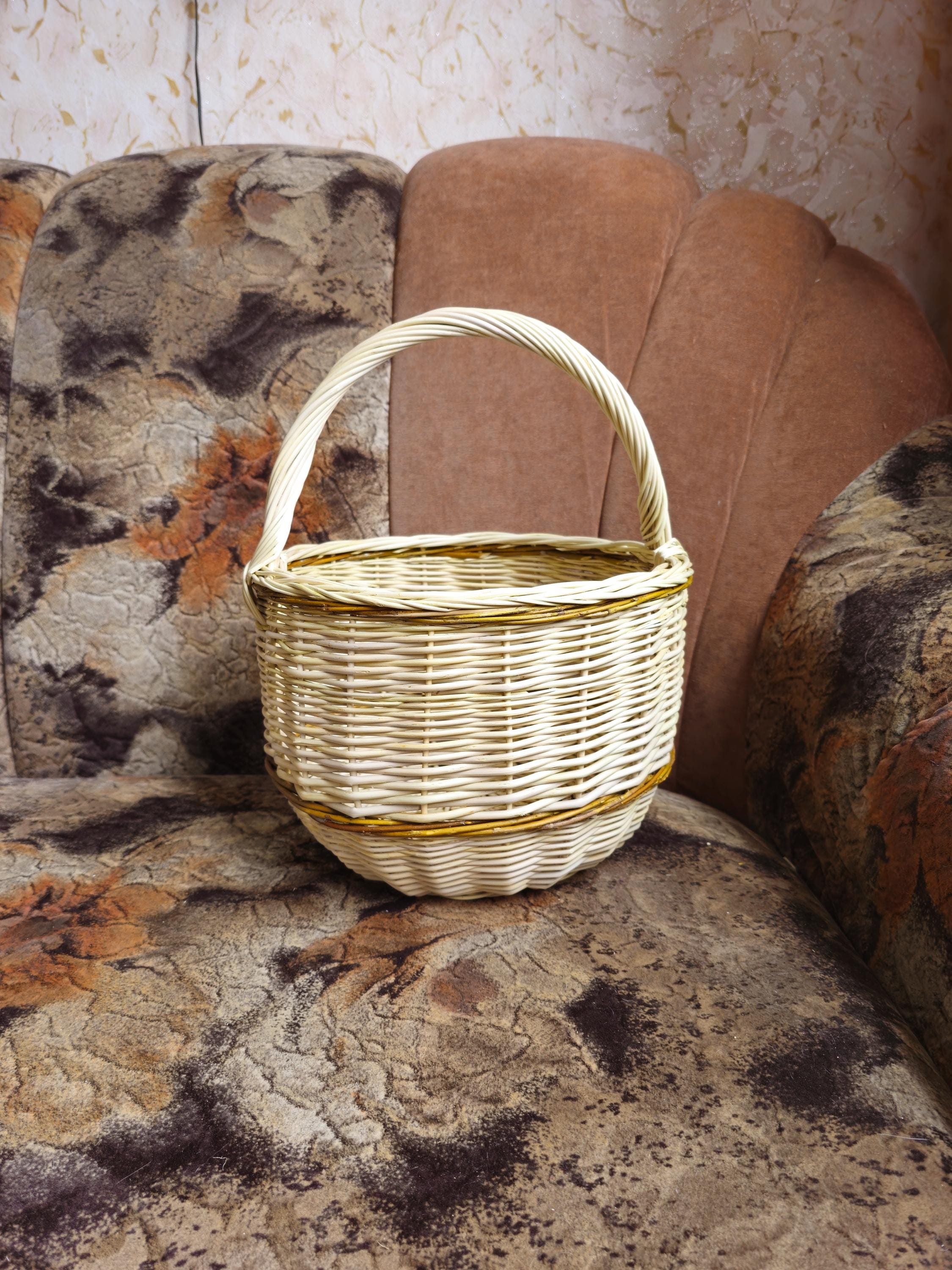 Handwoven Wicker Basket