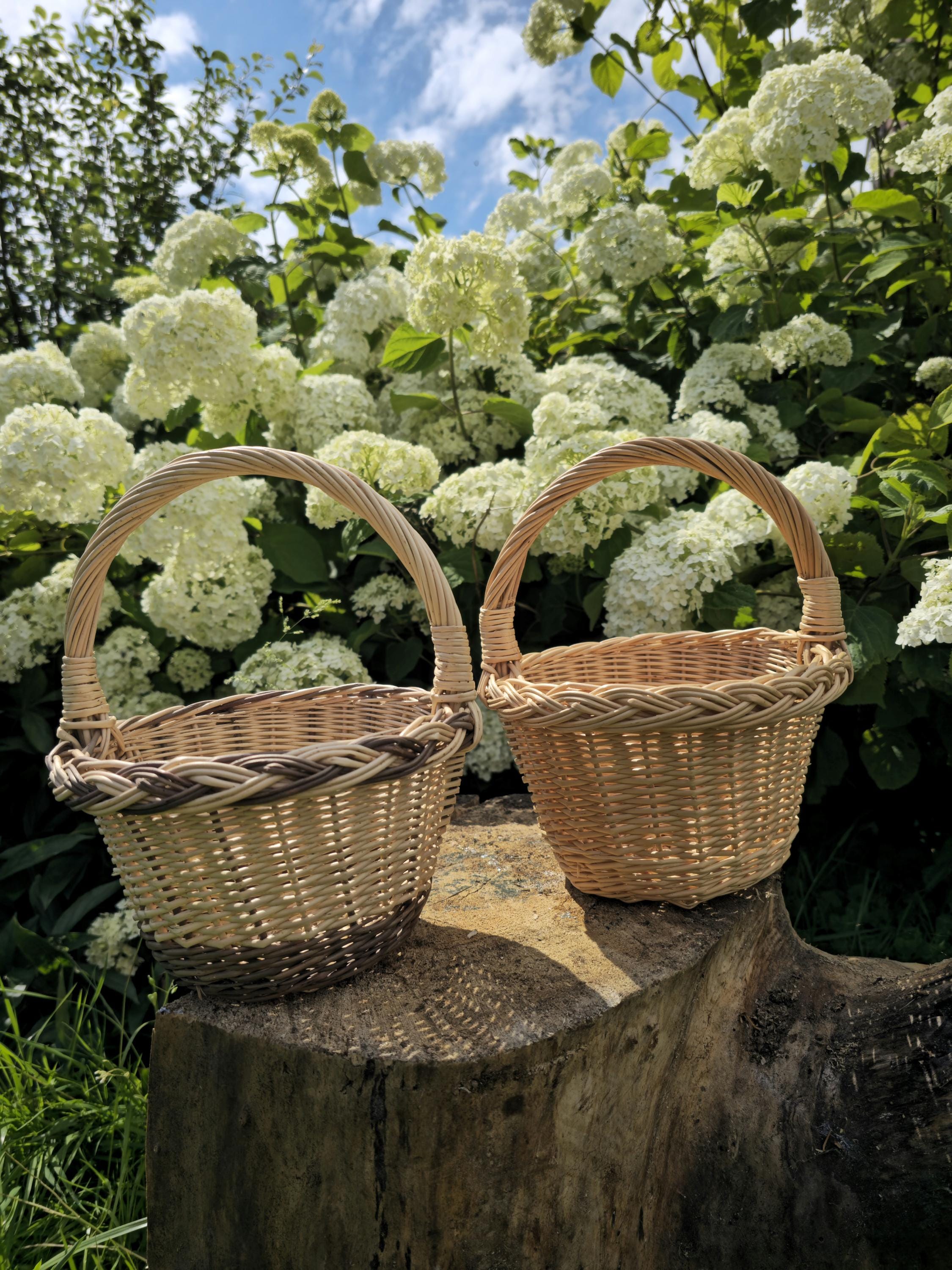 Rustic Mini Decorative Wicker Basket