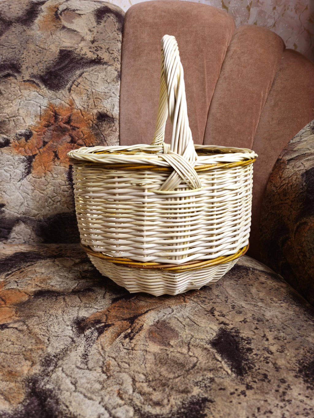 Handwoven Wicker Basket