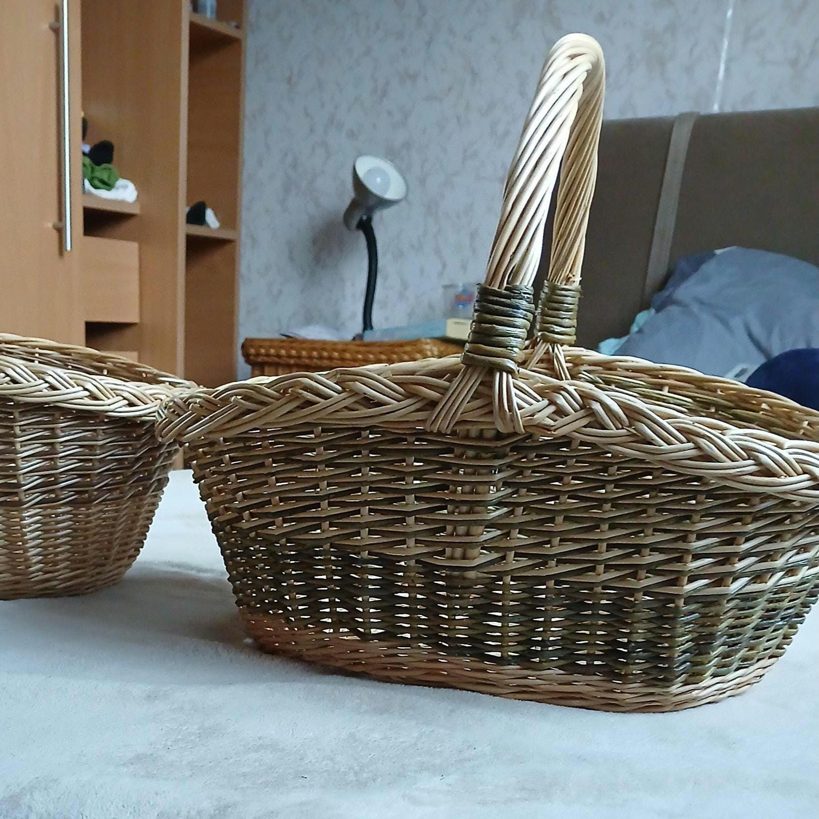 Handwoven Wicker Basket