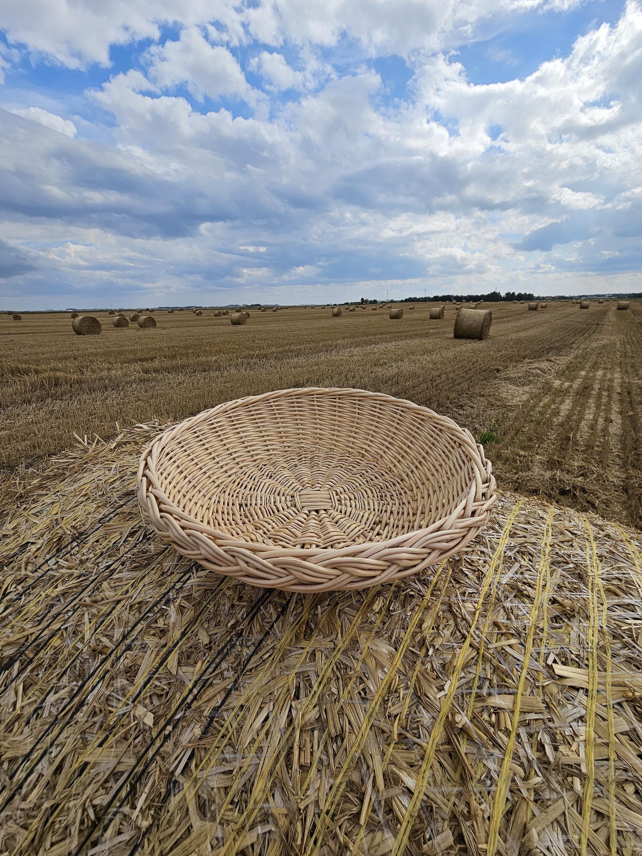 Rustic Wicker Plate