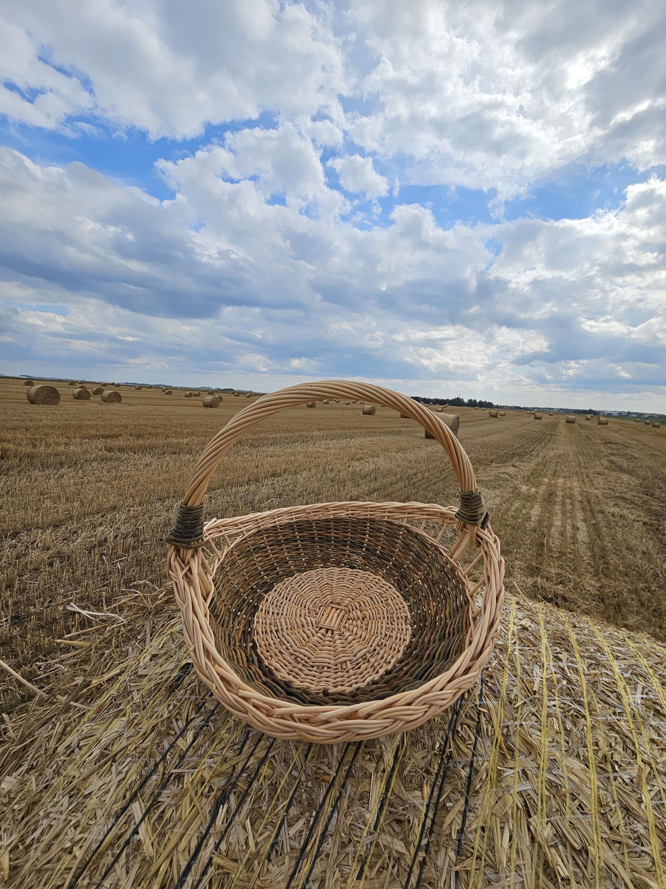 Handmade Wicker Trug Basket