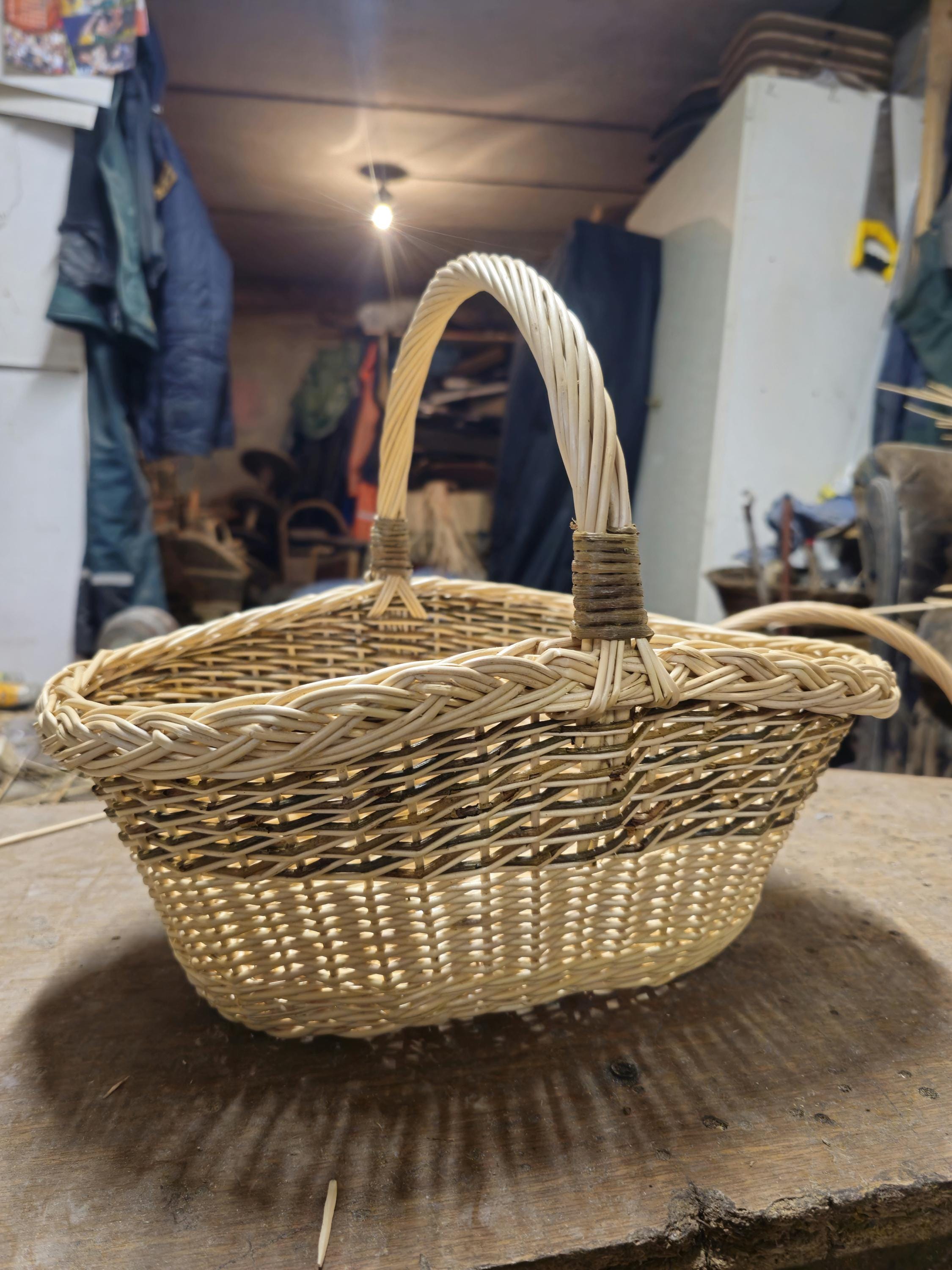 Handwoven Wicker Basket