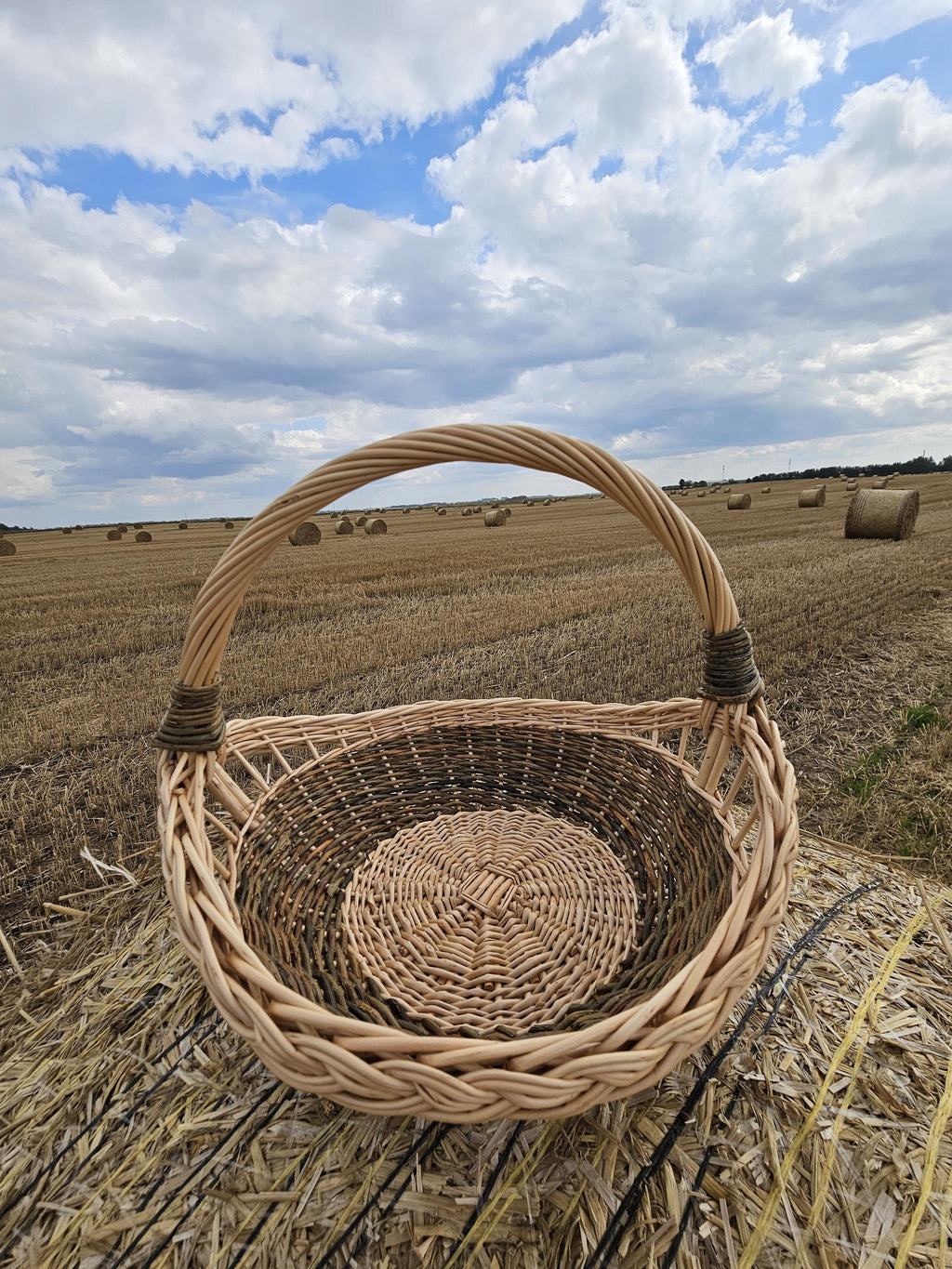 Handmade Wicker Trug Basket
