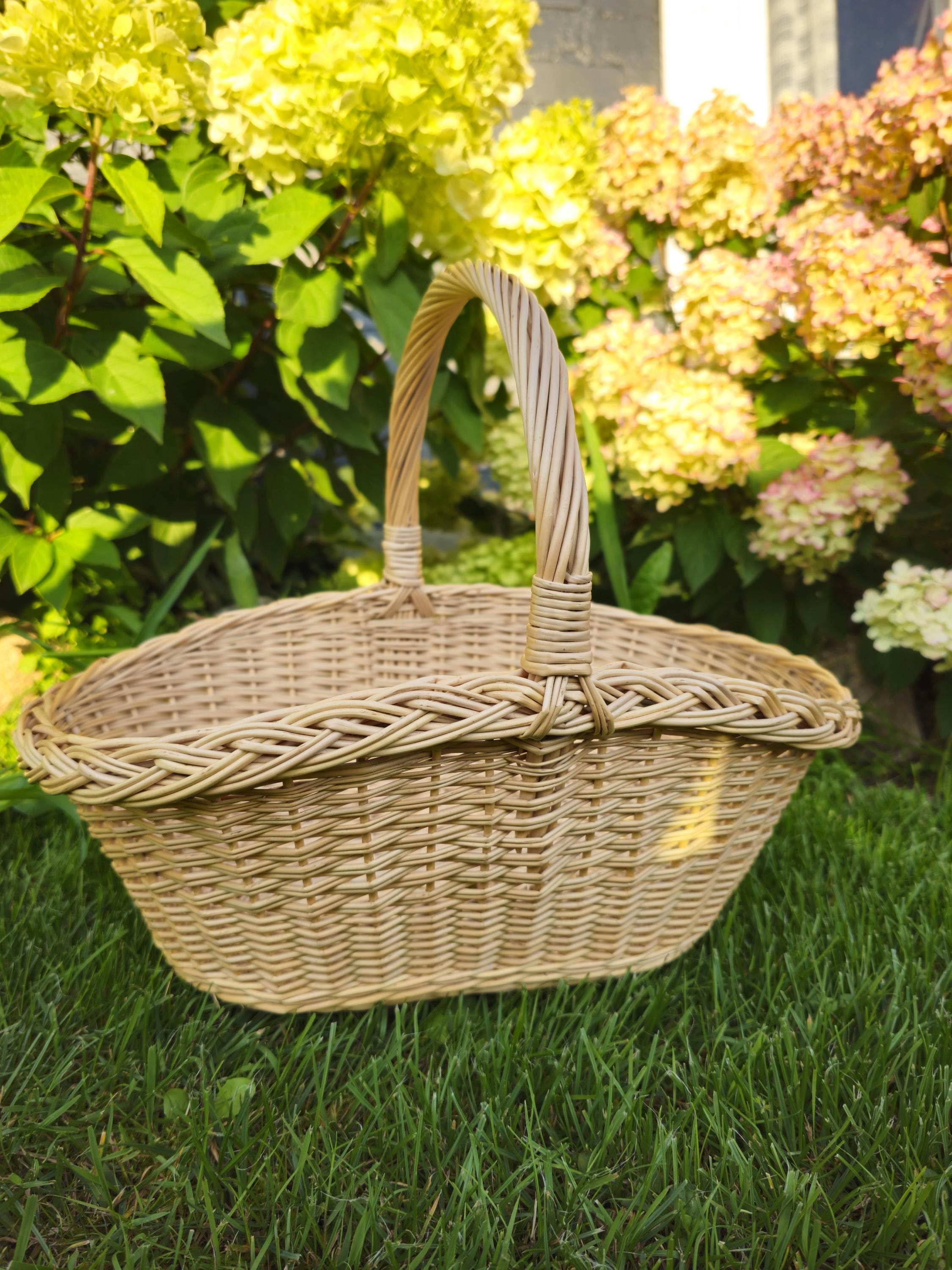 Handwoven Wicker Basket