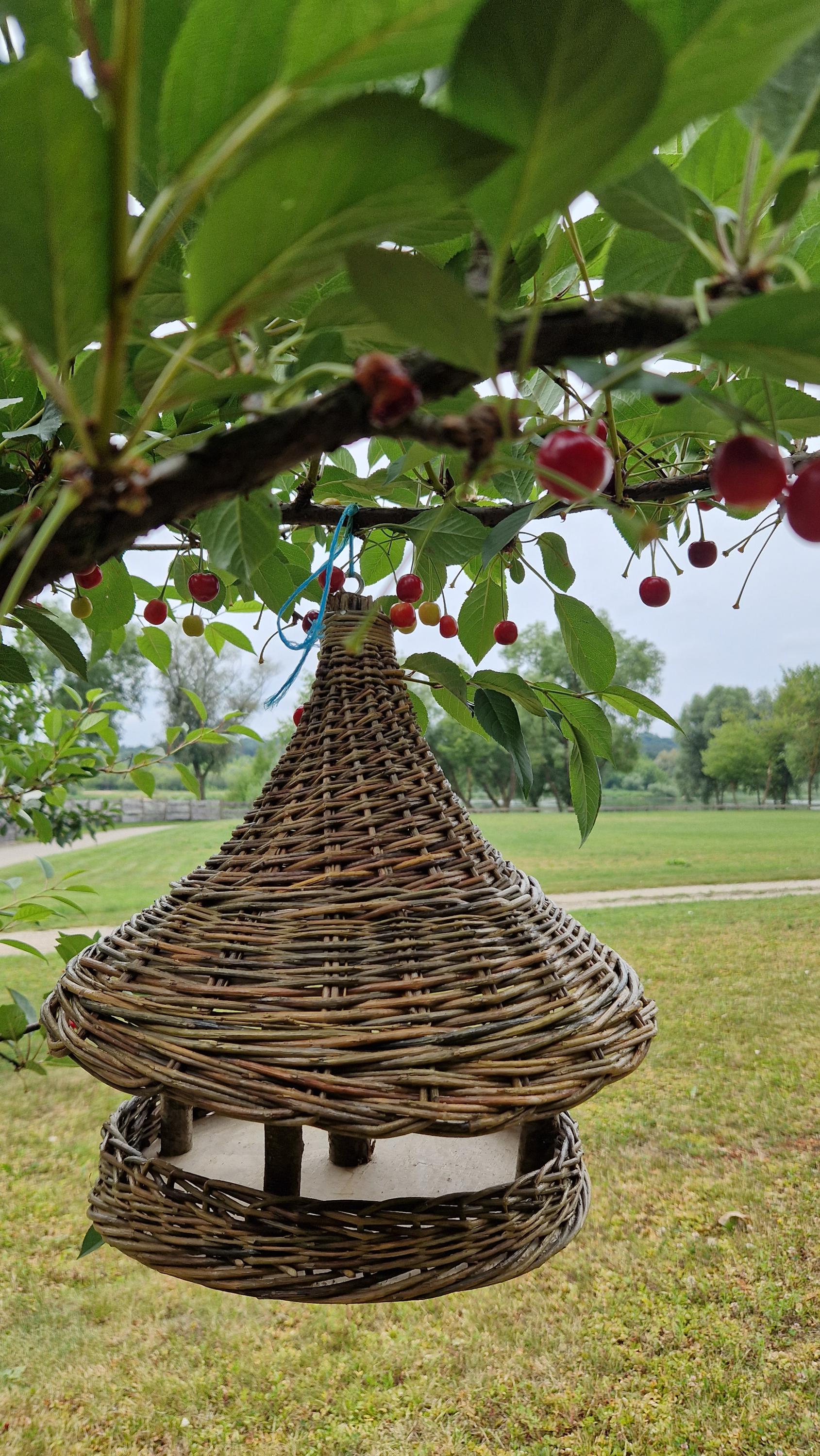 Handmade Wicker Bird Feeder