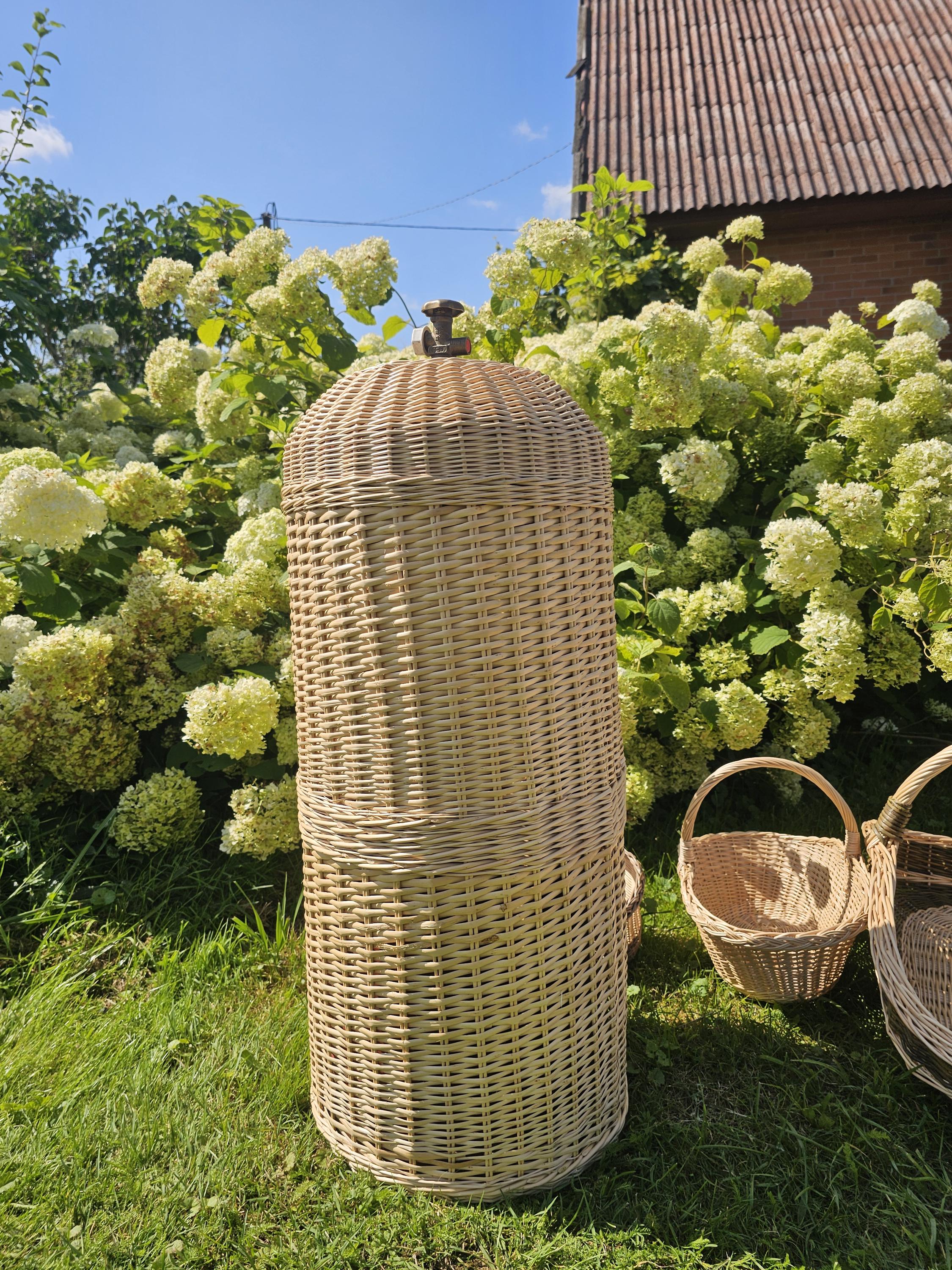 Wicker Gas Cylinder Cover