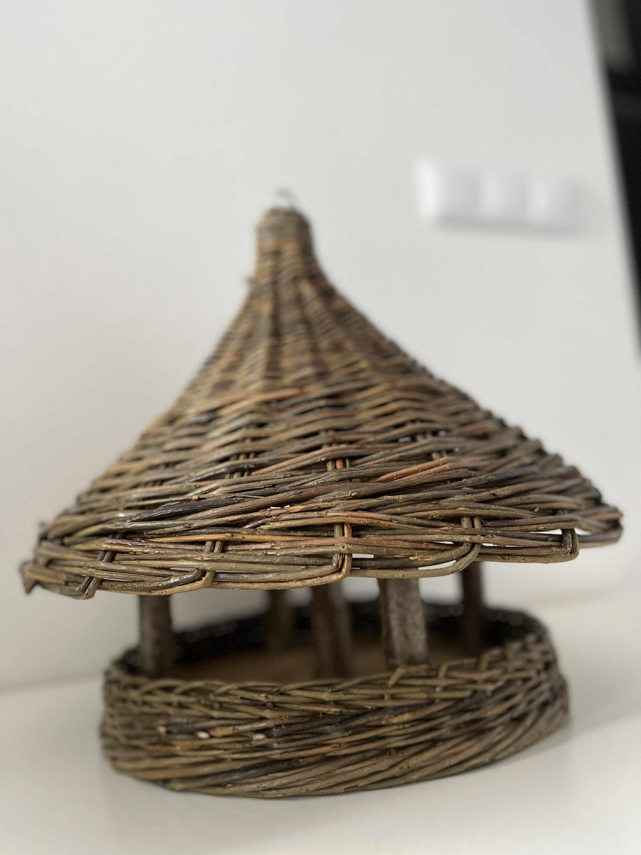 Handmade Wicker Bird Feeder