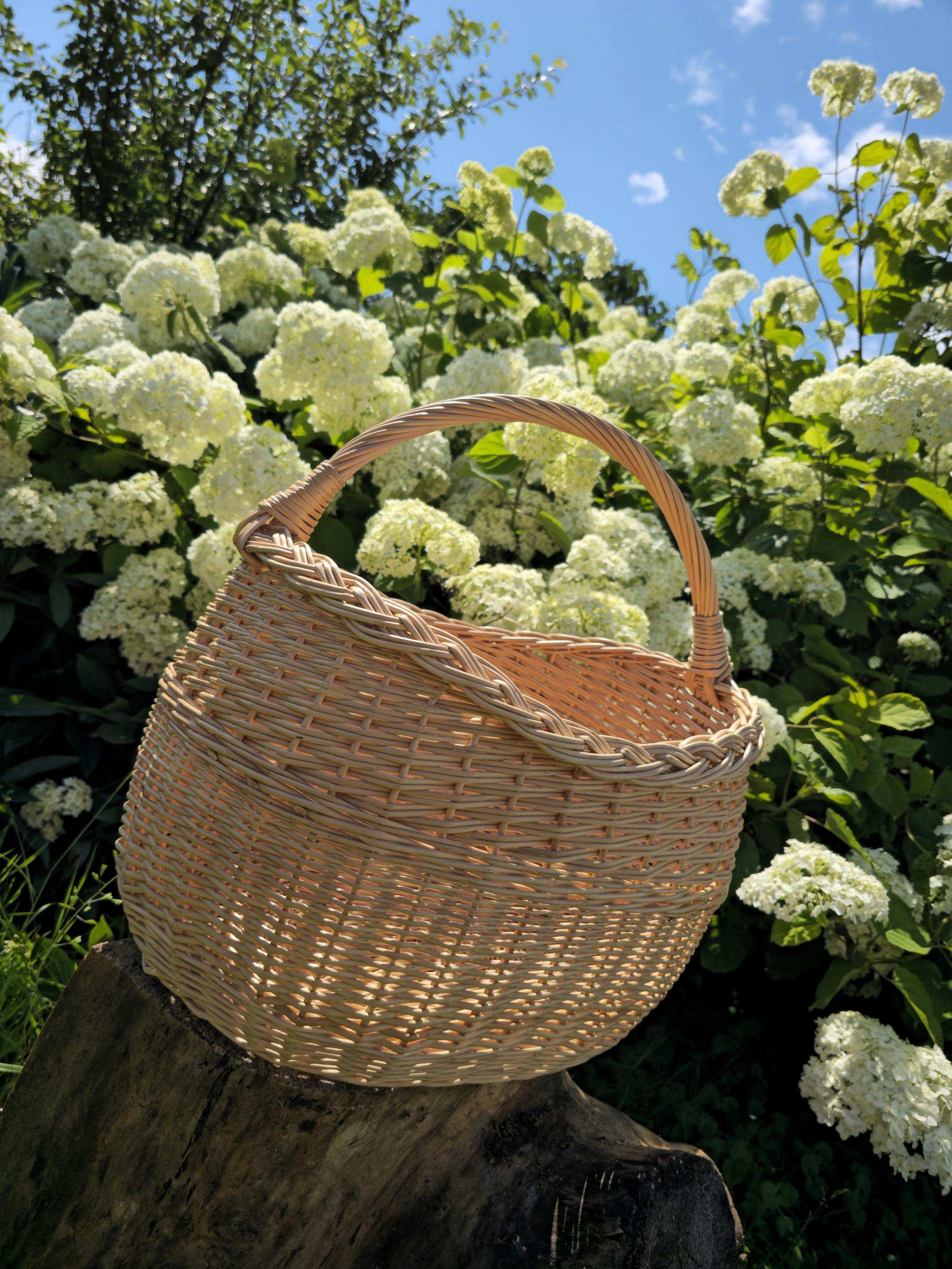 Rustic Decorative Wicker Basket