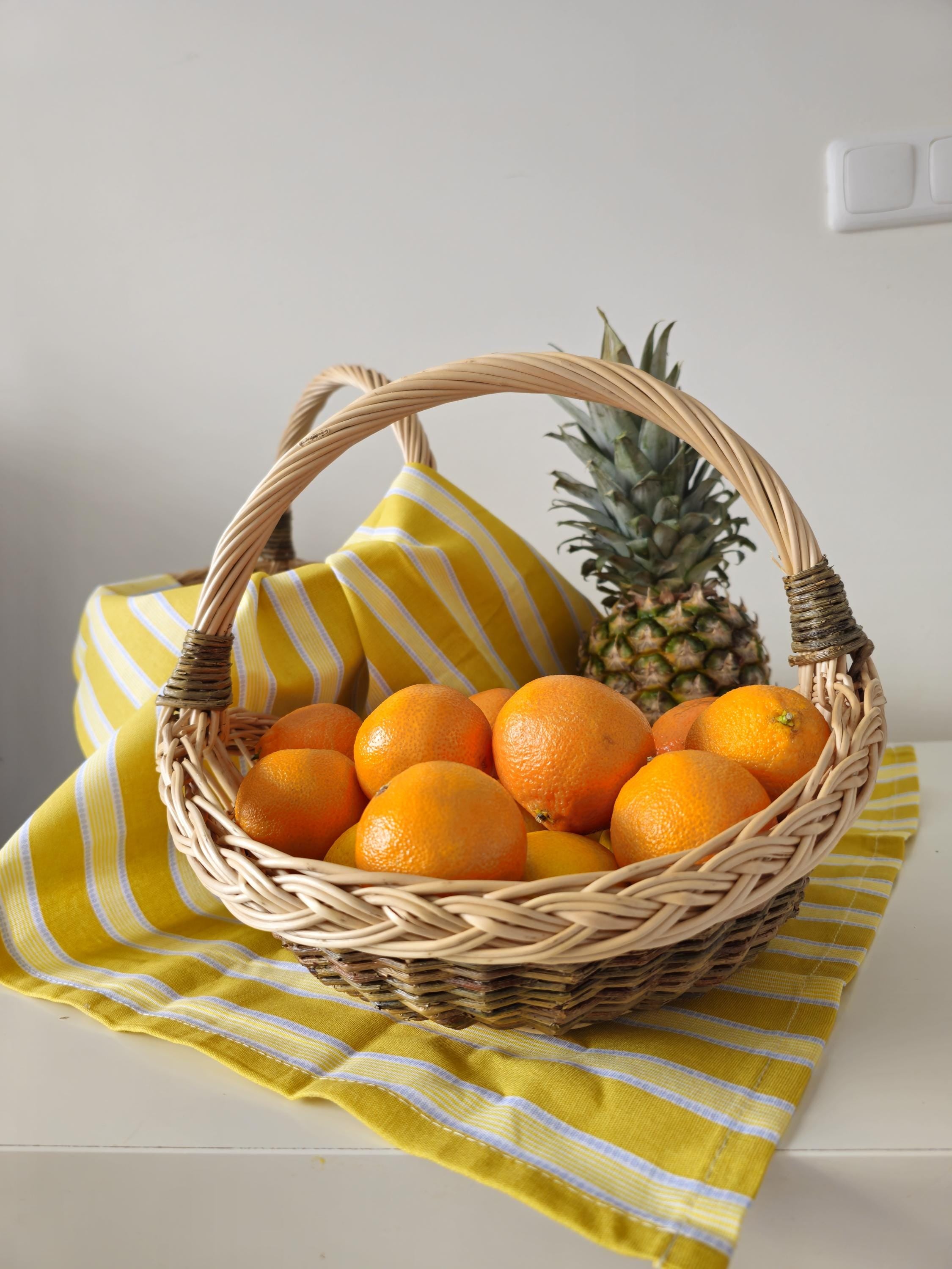 Handmade Wicker Trug Basket