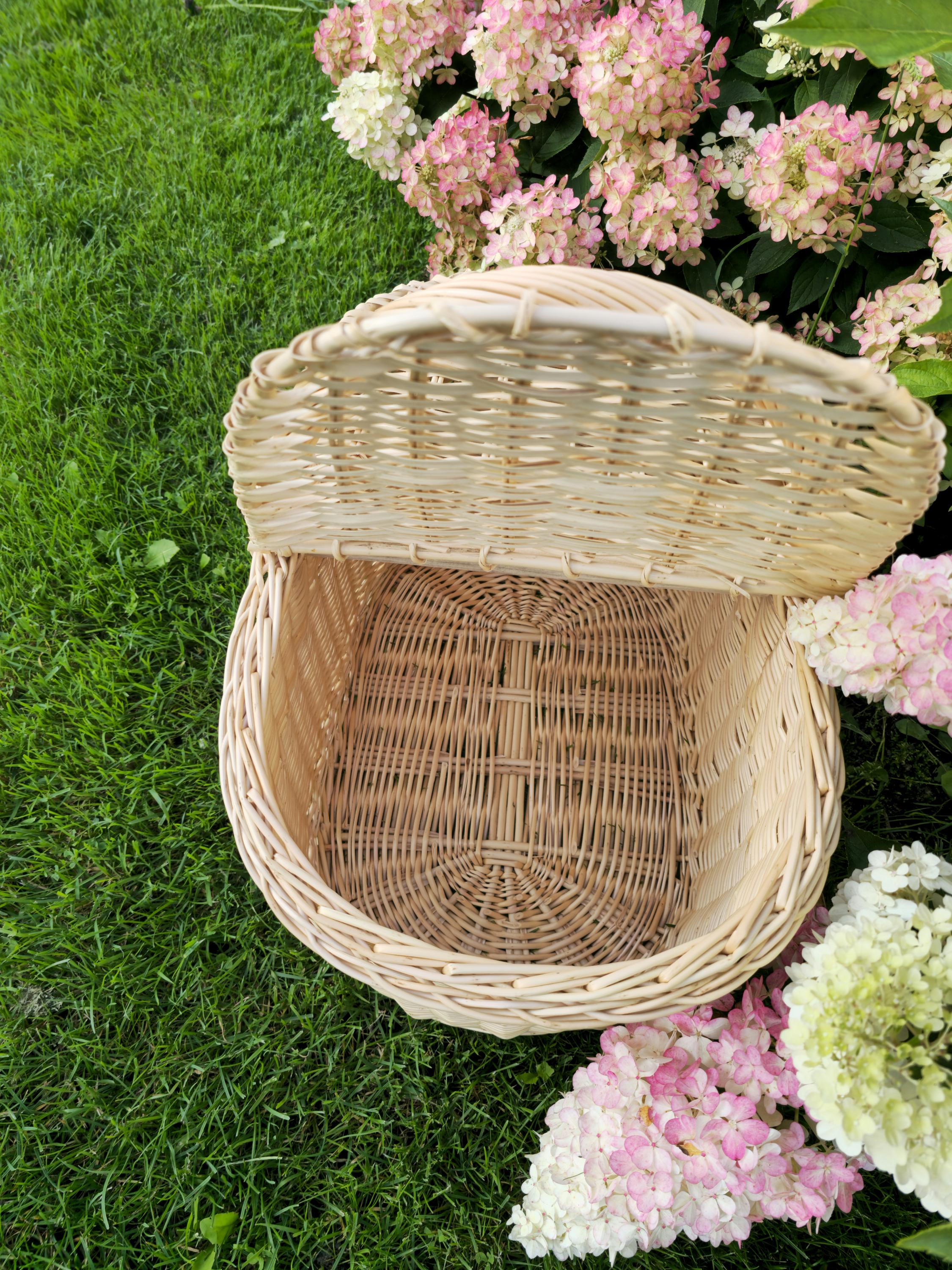 Handmade Wicker Picnic Basket