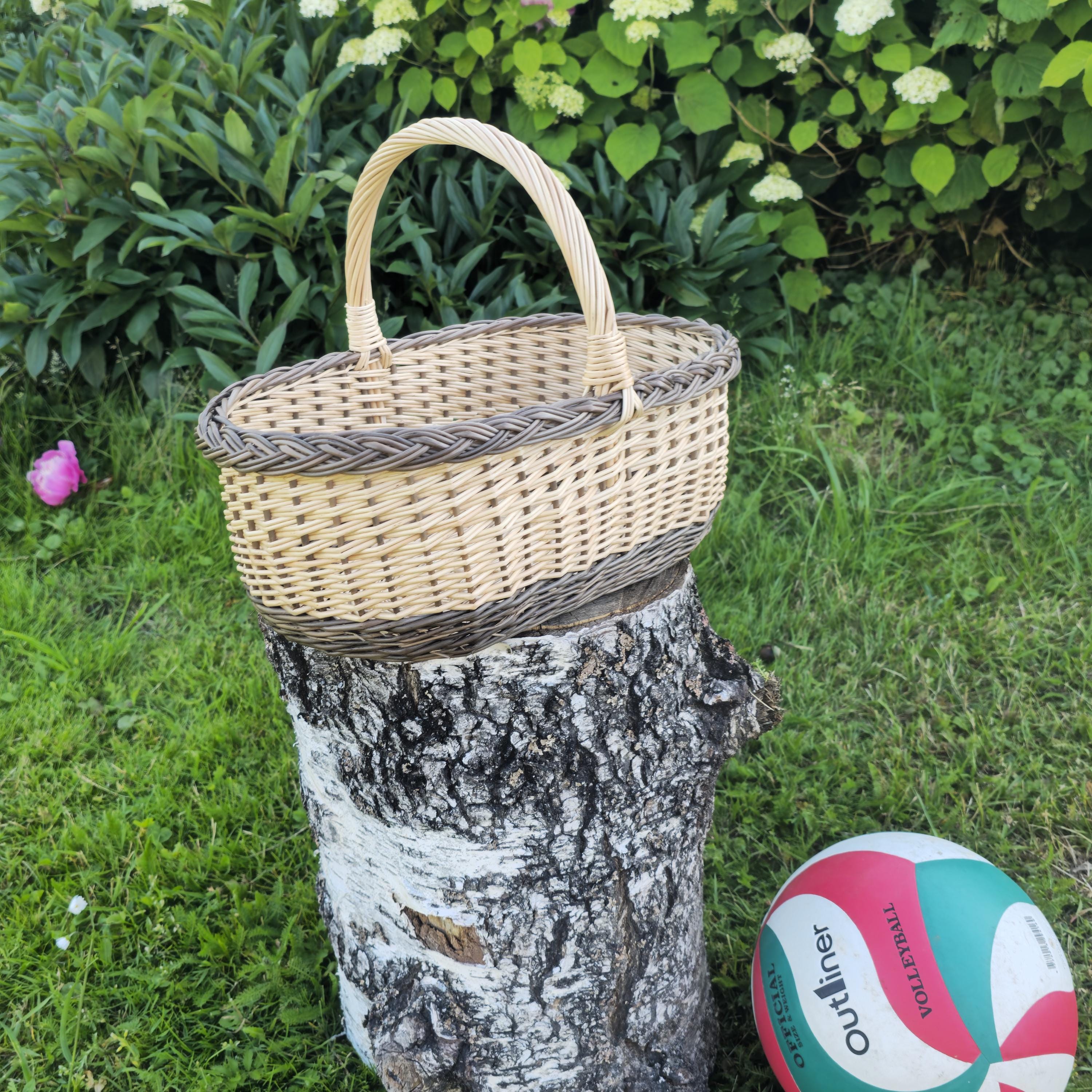 Handwoven Willow Basket